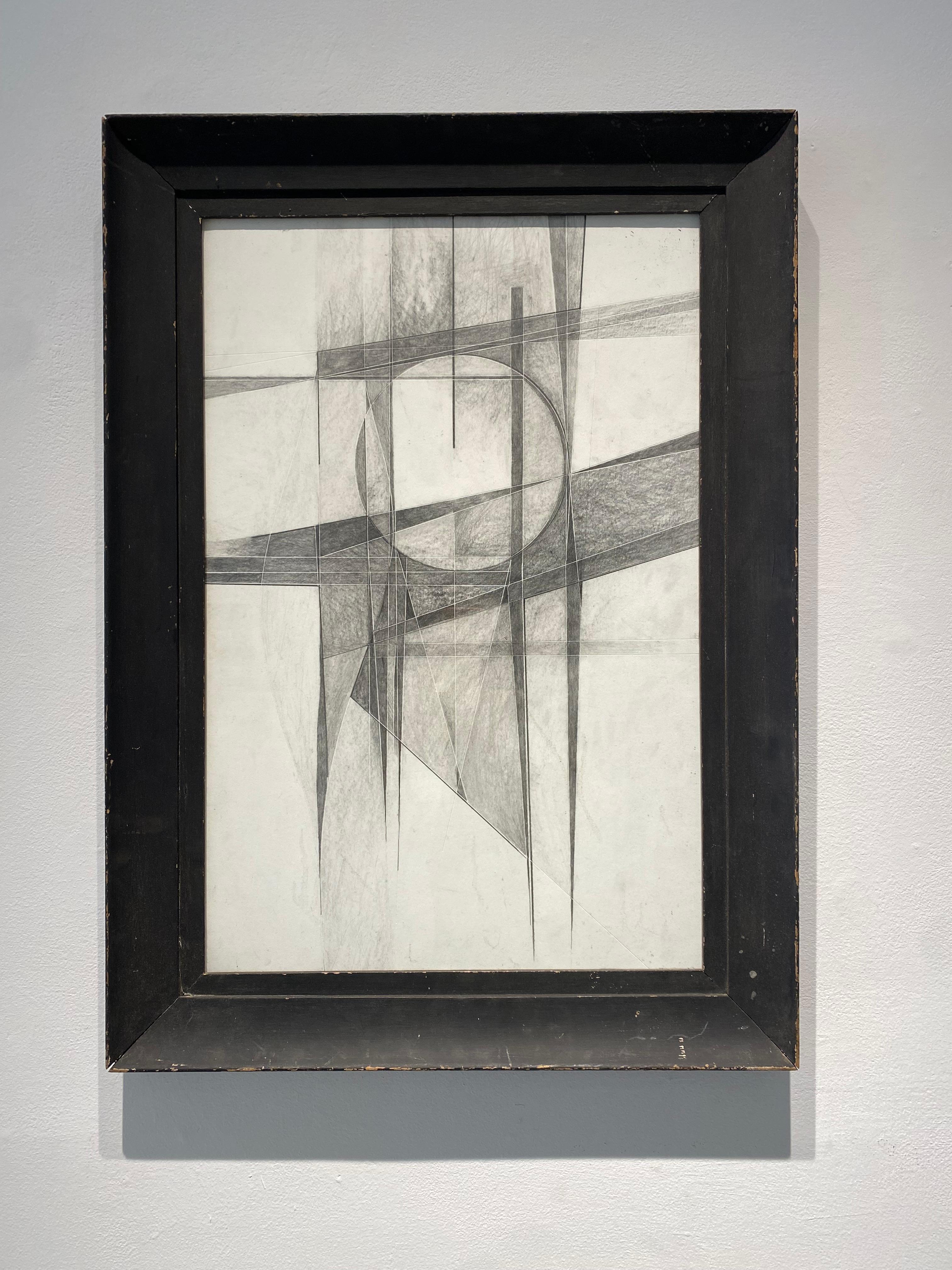 Dibujo de Oculus (Abstracción geométrica de David Dew Bruner) en venta 1