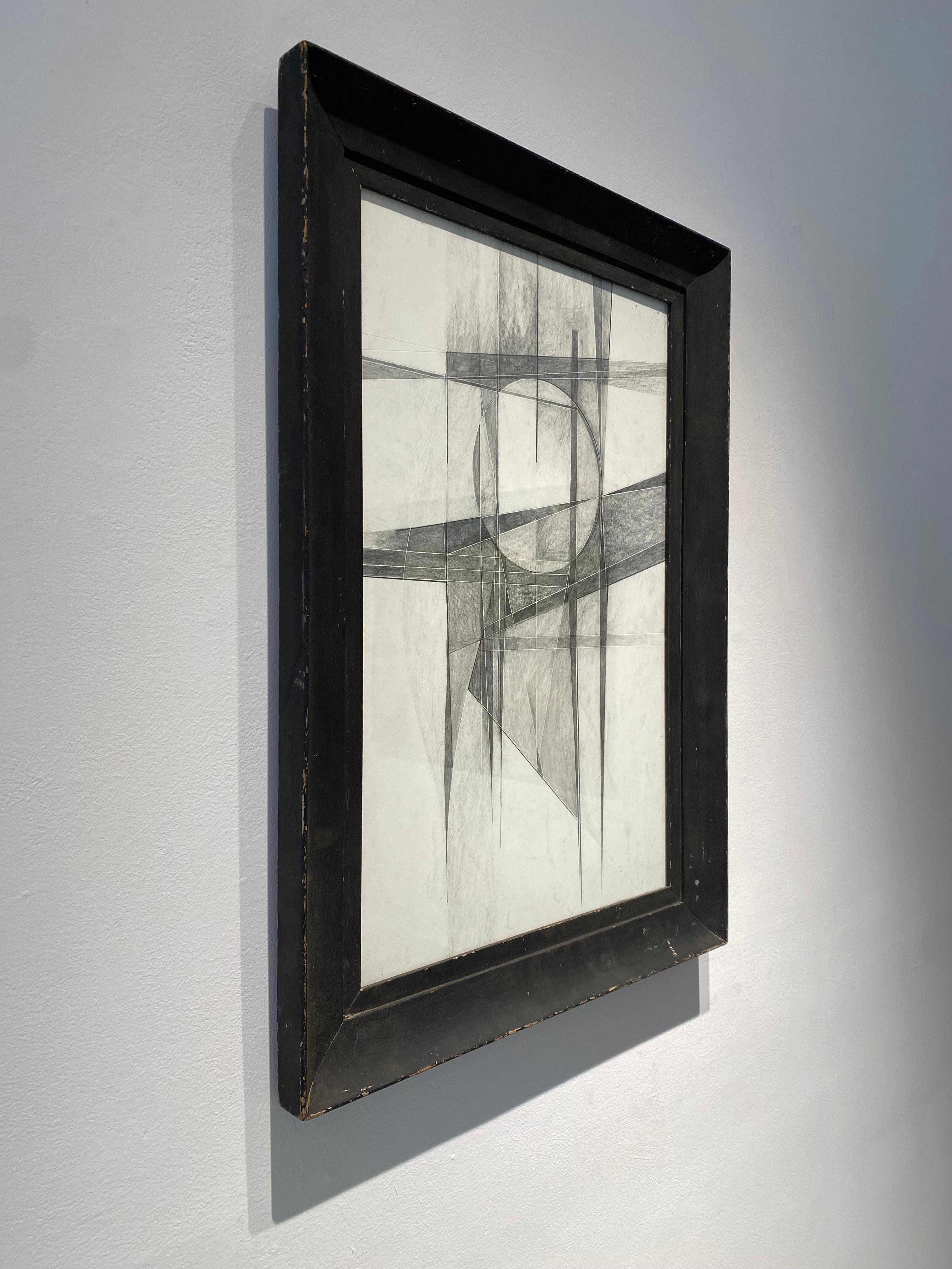 Dibujo de Oculus (Abstracción geométrica de David Dew Bruner) en venta 2