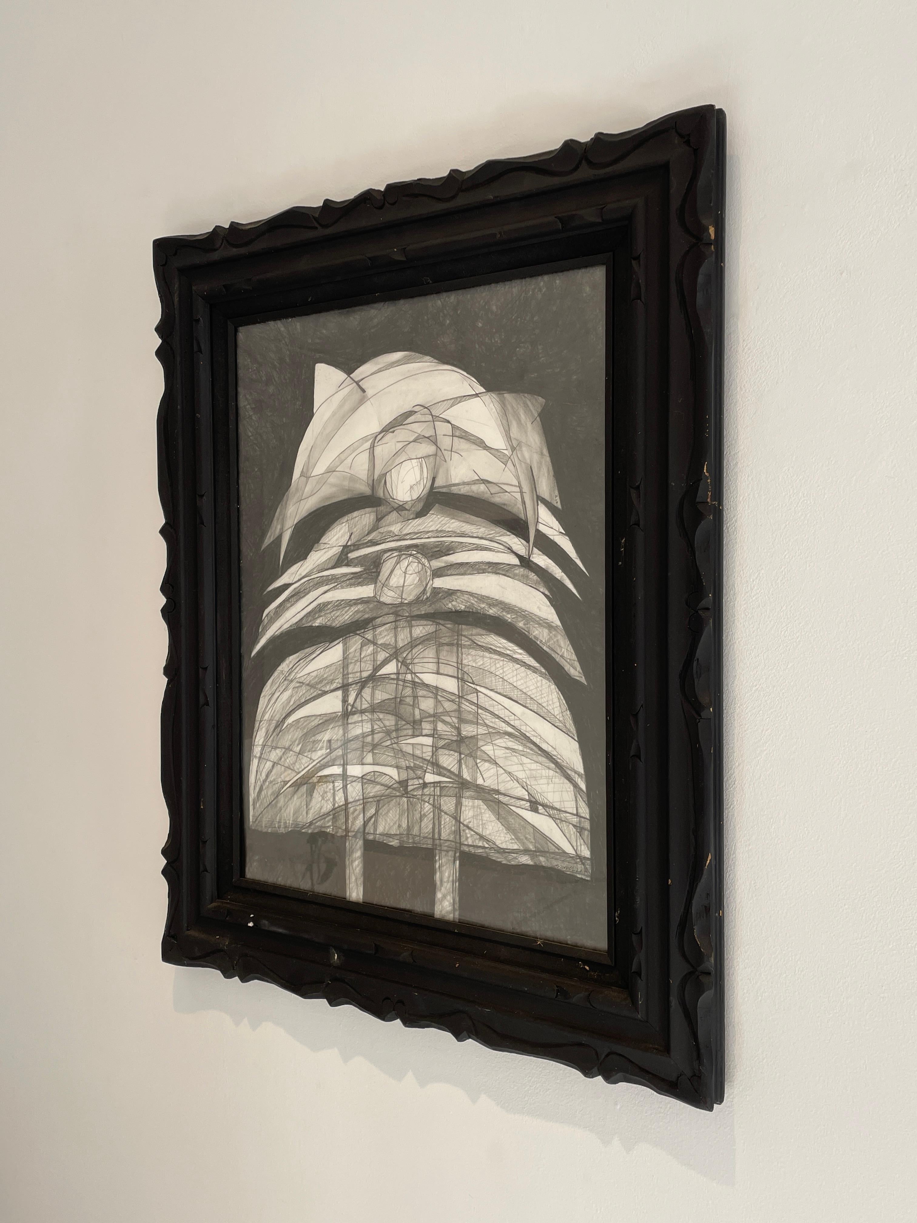 Infanta XXVIII (Gestural Drawing by David Dew Bruner) For Sale 1