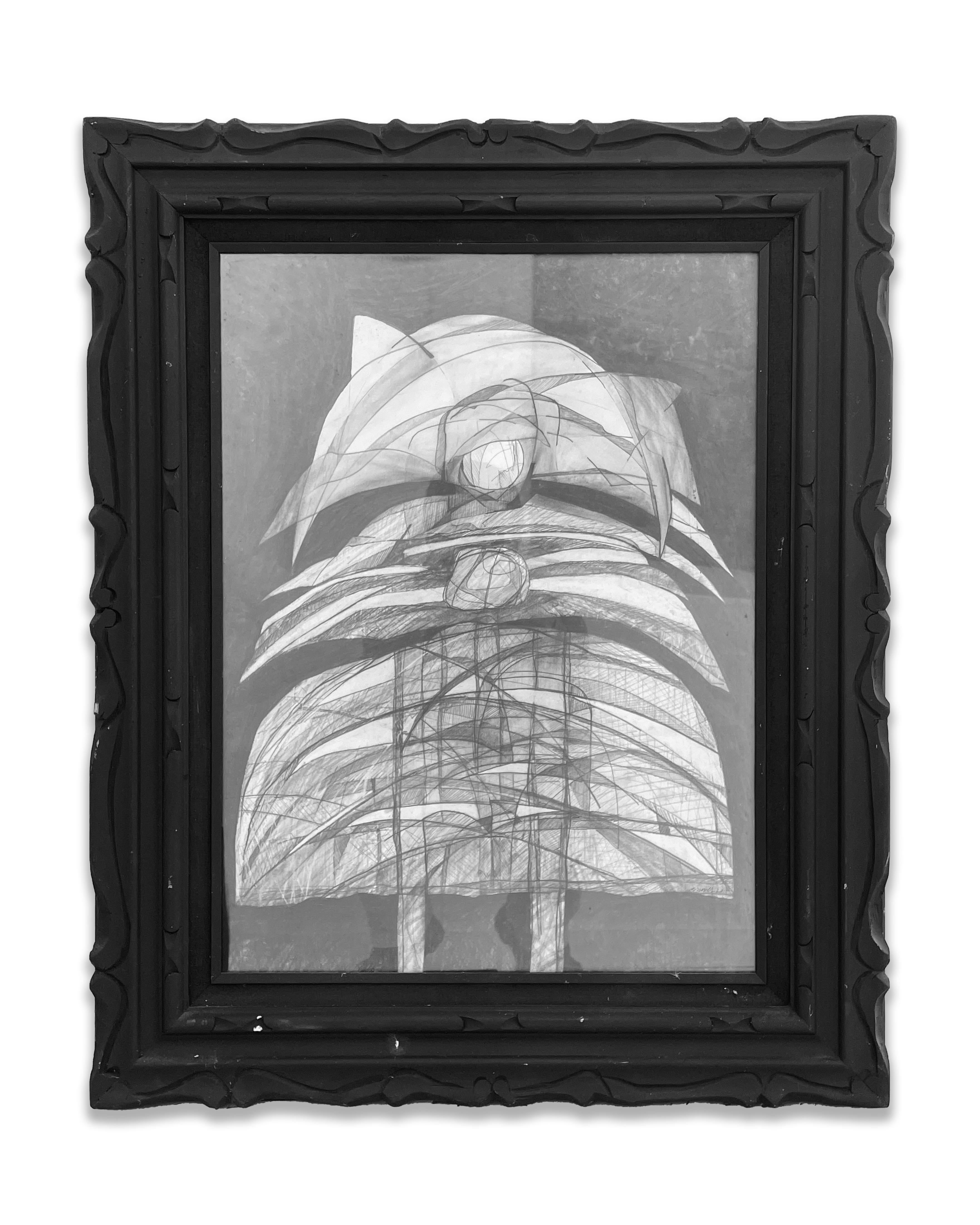 Infanta XXVIII (Gestural Drawing by David Dew Bruner)