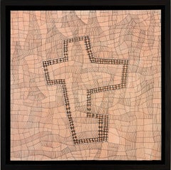 Italienische Städte (Venedig-Madonna dell'Orto): Blassrosa und Graphitraster