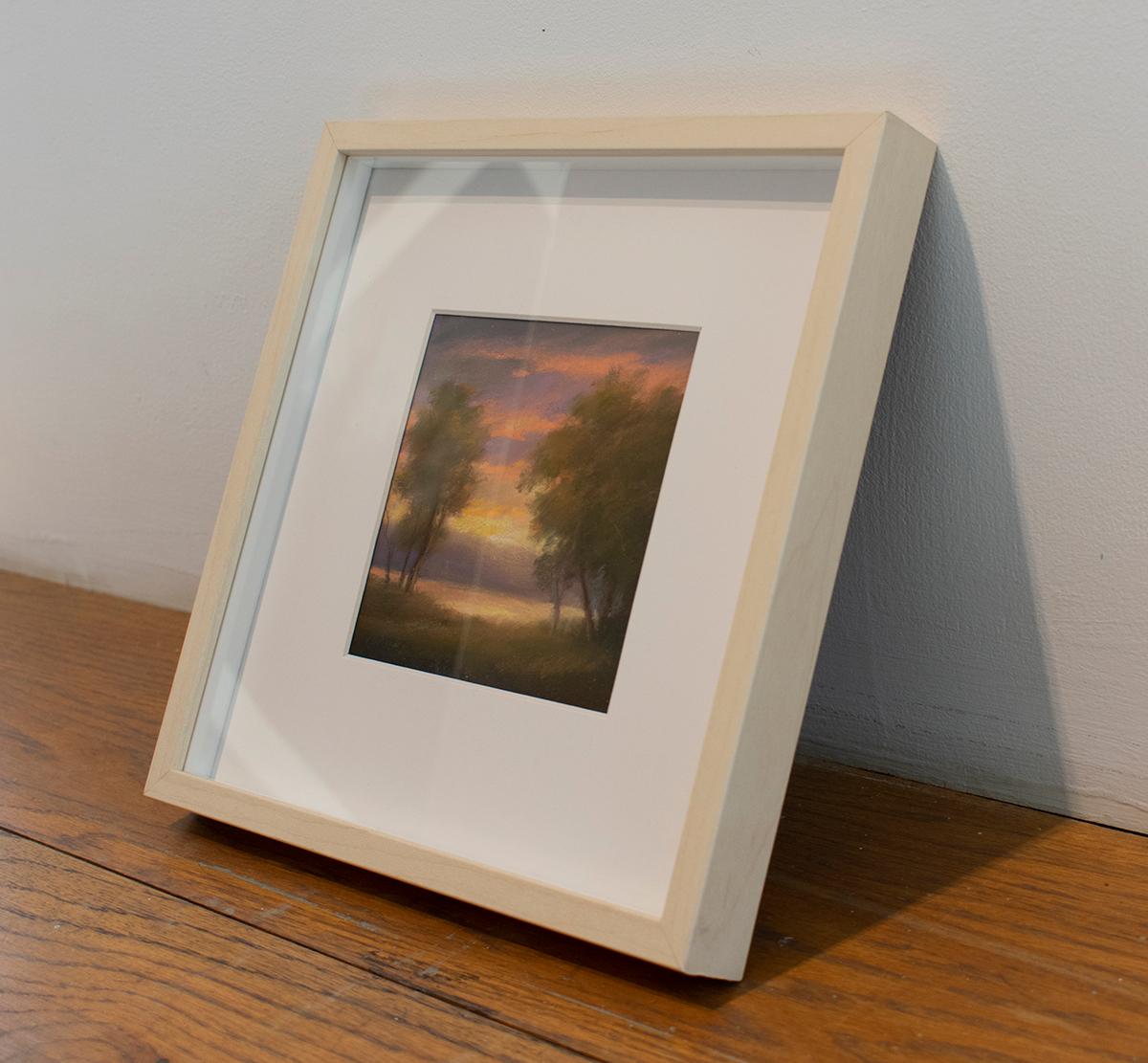 No. 24:  Mini Landscape Pastel of Hudson Valley Sunset, Jane Bloodgood-Abrams 2