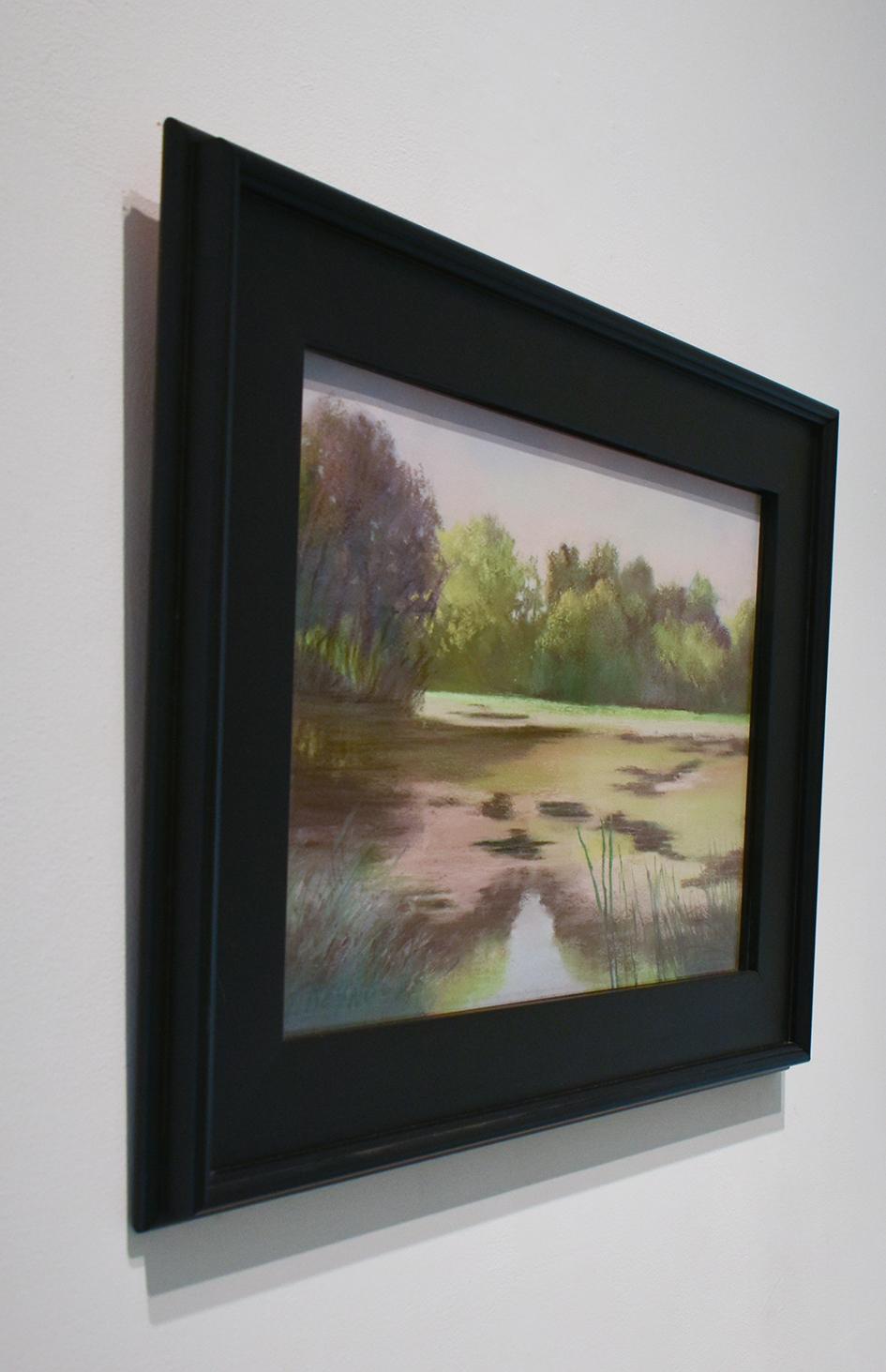 pond drawing realistic