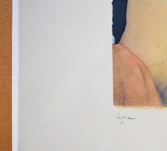 Untitled 31 (Figurative Zeichnung, Polaroidübertragung eines jungen weiblichen Aktes)