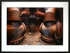 Cowper Stove (Industrial Interior Photograph of Abandoned Factory Furnace)