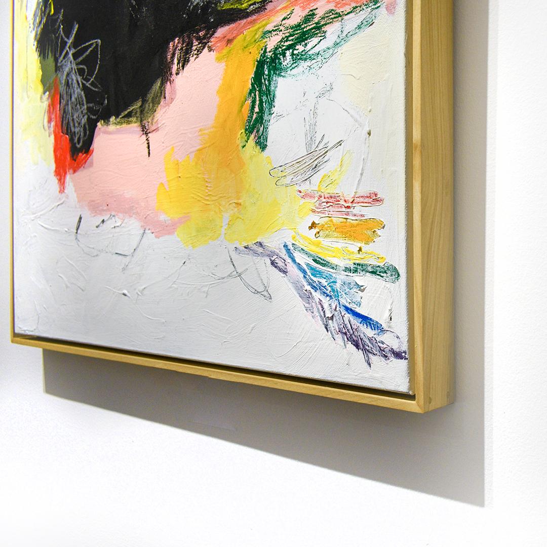 Rather be Levitating No. 3: Colorful Abstract Expressionist Painting on Canvas 1
