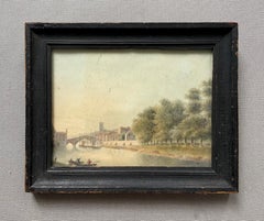 Aquarell auf Vellum? Spätes 18. oder frühes 19. Jahrhundert