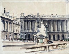 Hôtel de la Marine, Place de la Concorde, Paris, Watercolor