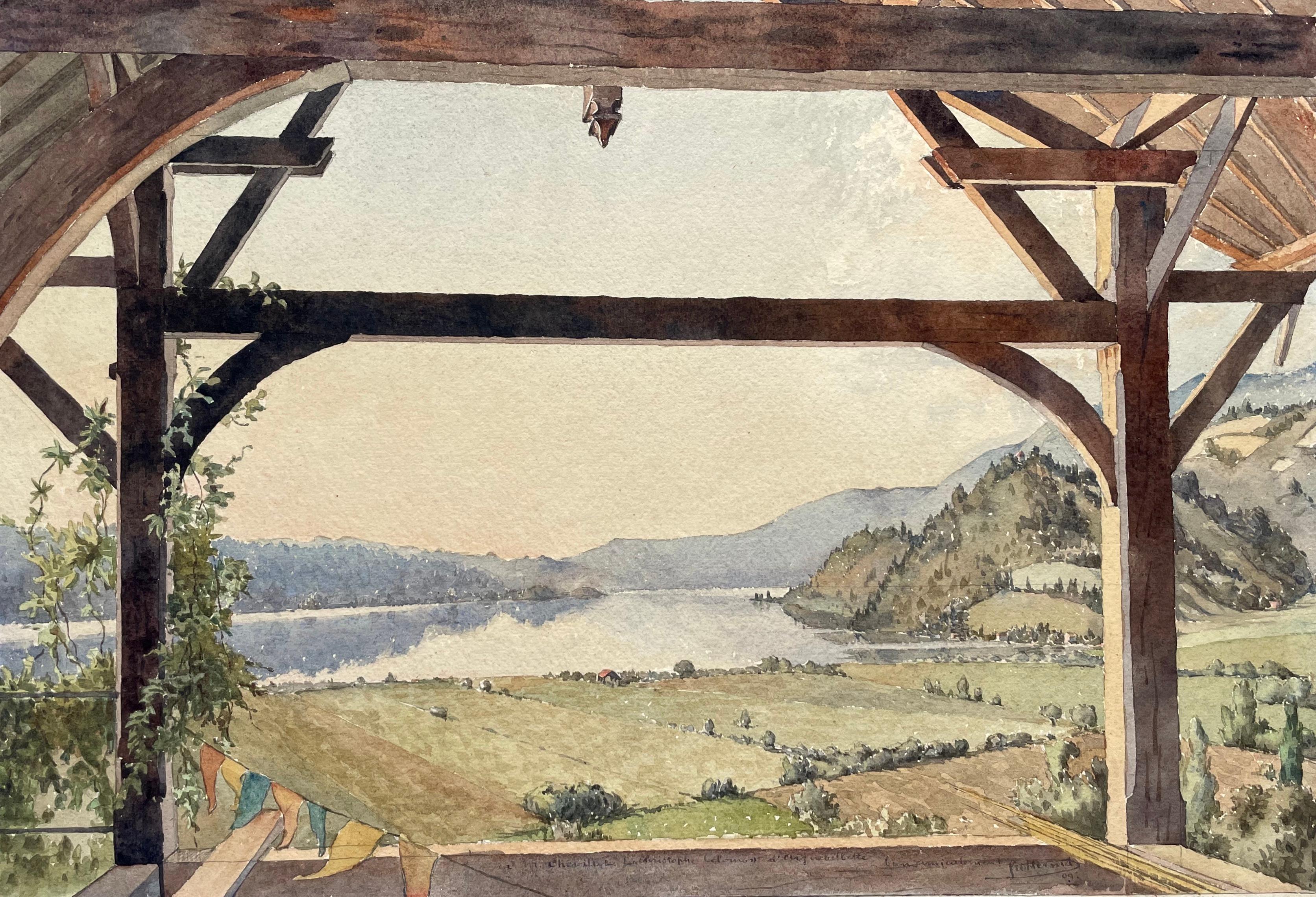 Porch Drawings and Watercolor Paintings