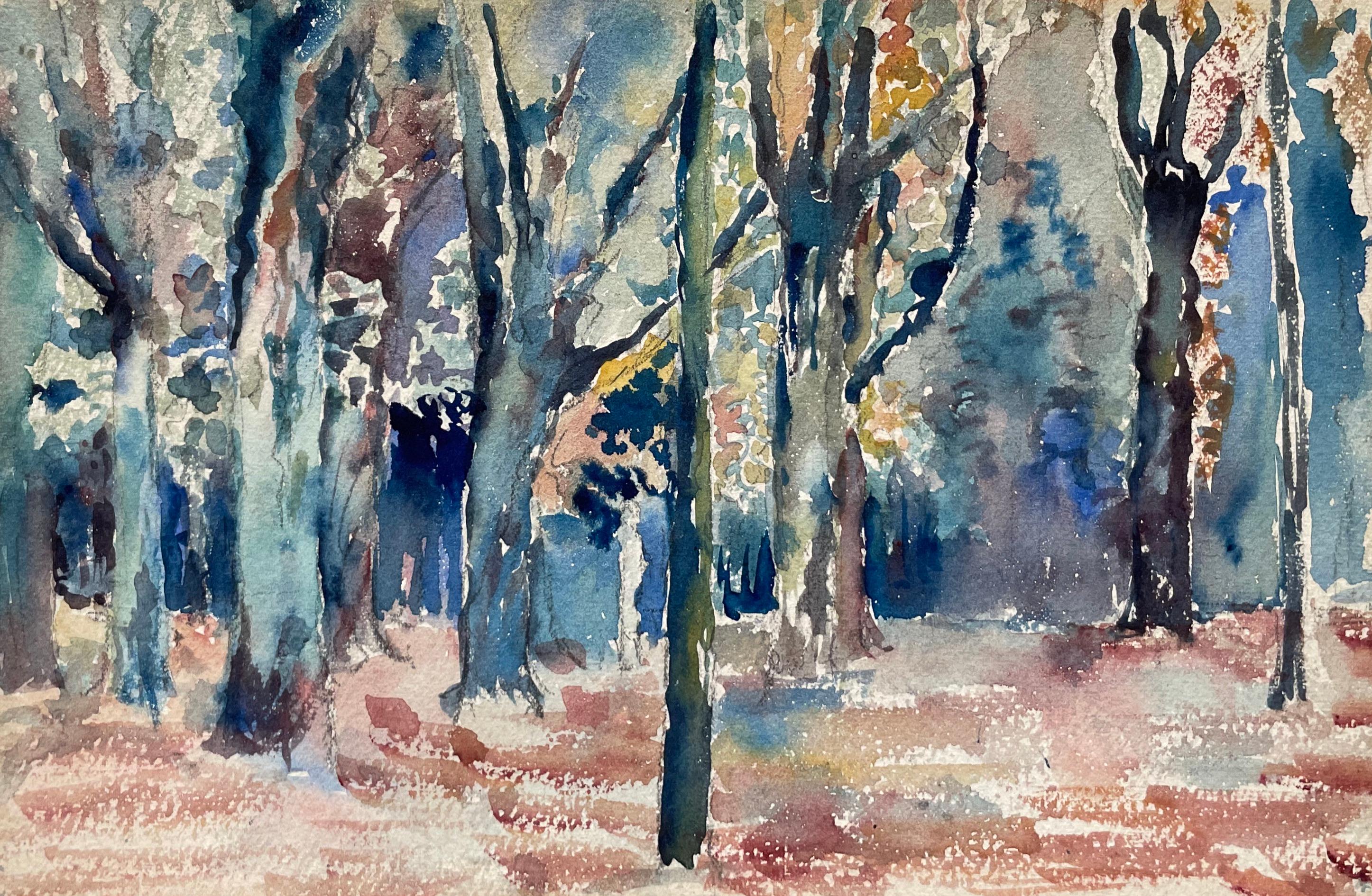 Landscape Art de Unknown - Sotobosque, Acuarela