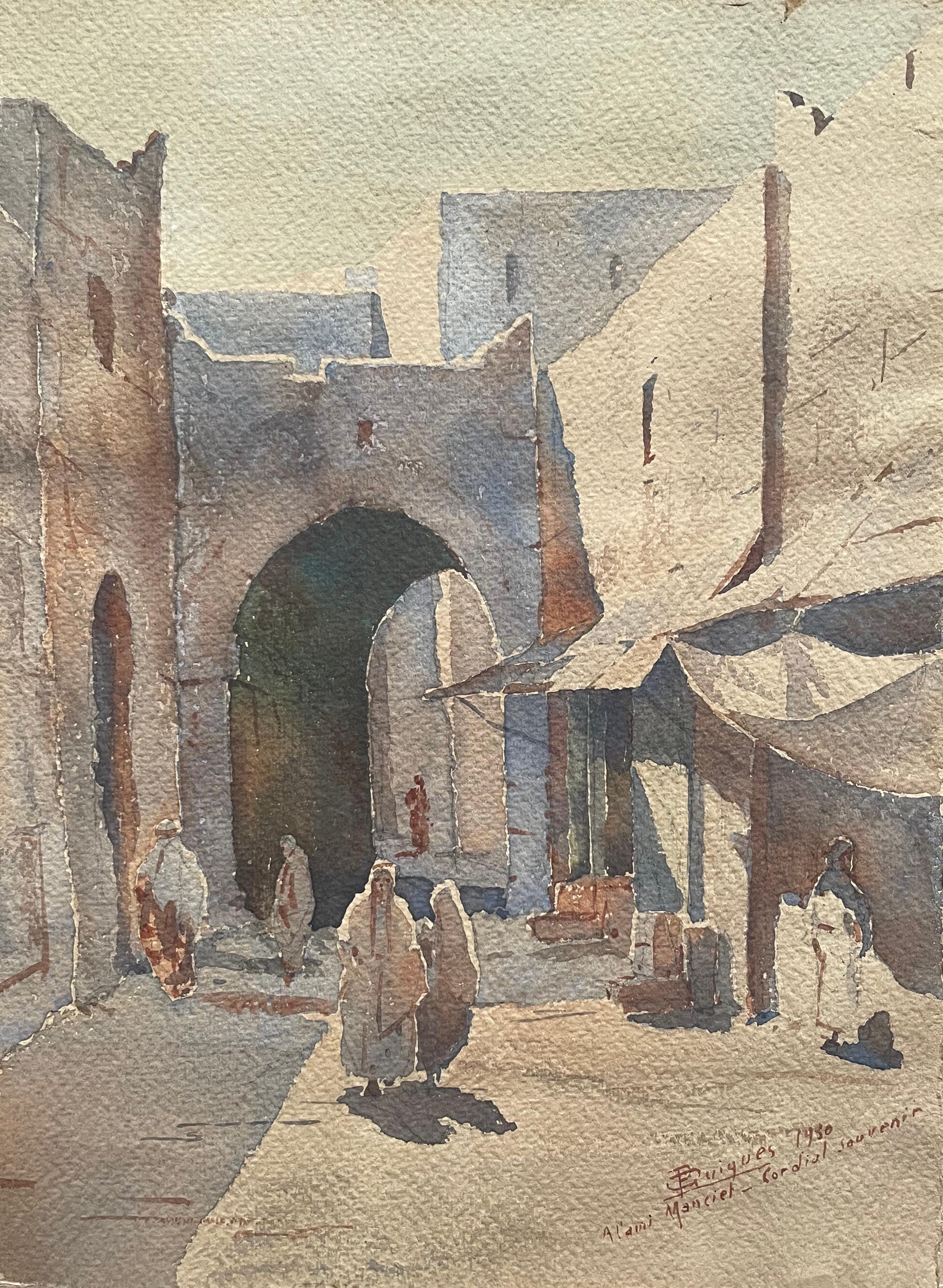 Road Figurative Drawings and Watercolors