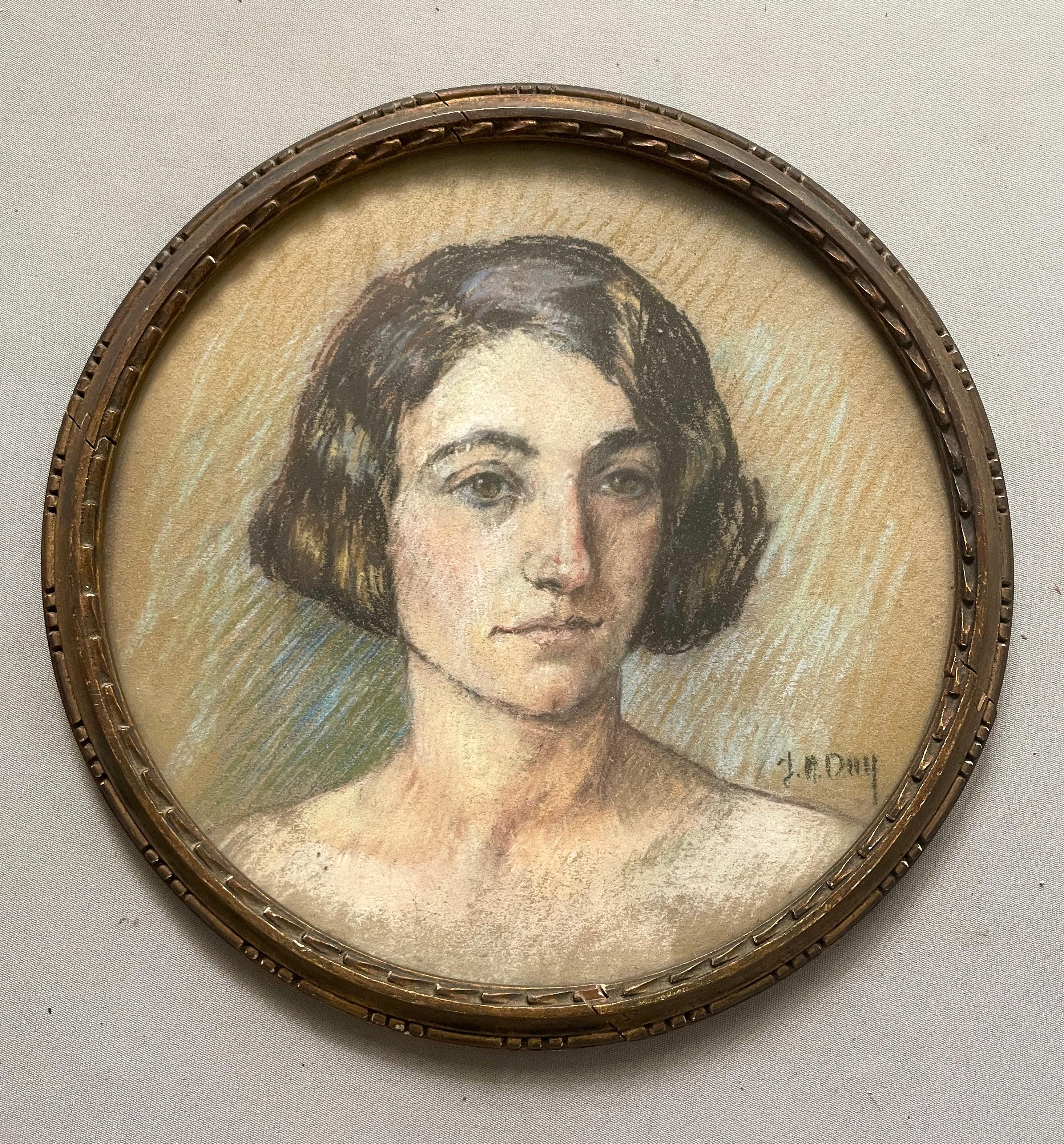 Framed Dessins et aquarelles - Portrait