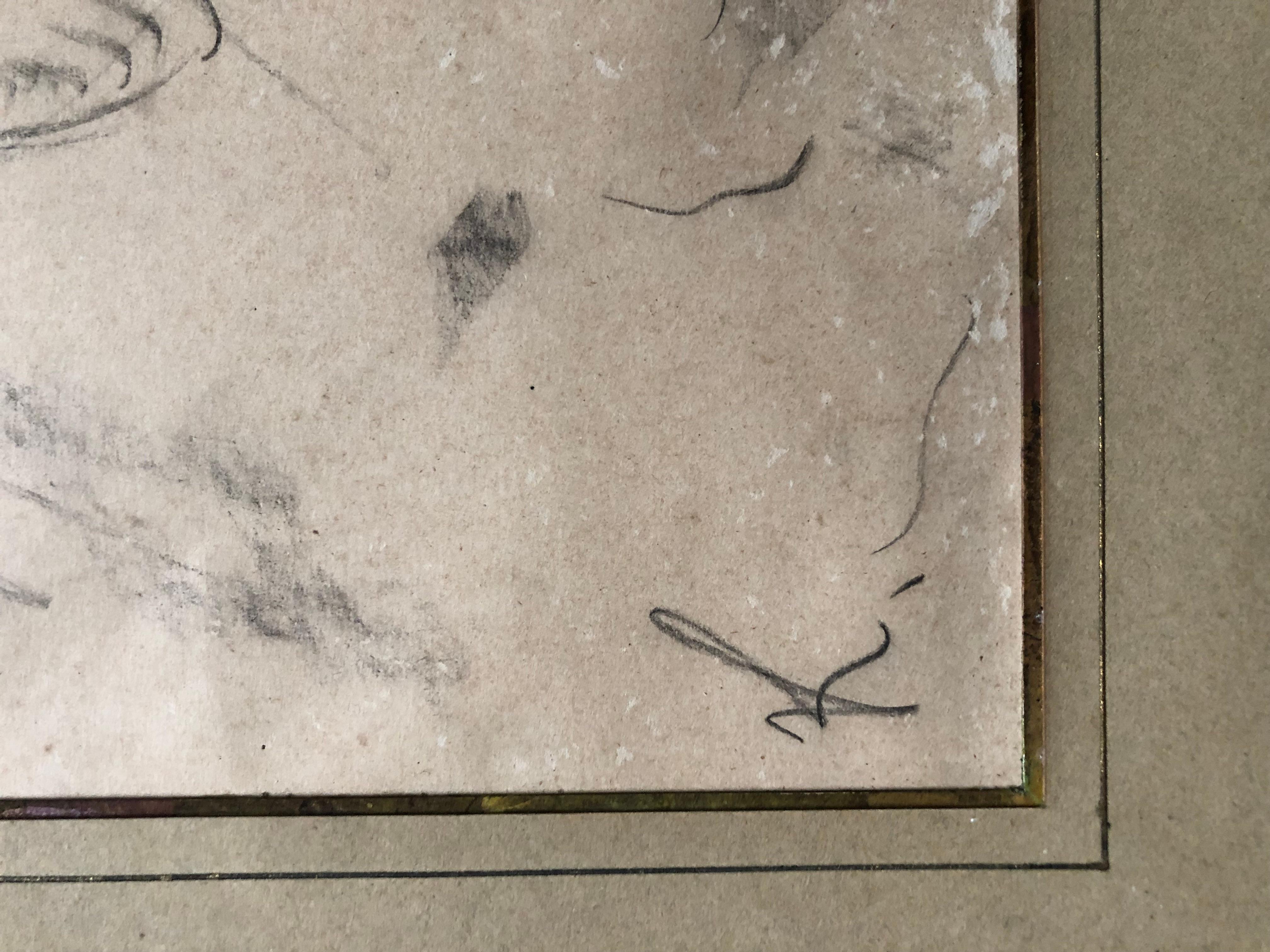 ragazza che piange disegno a matita
