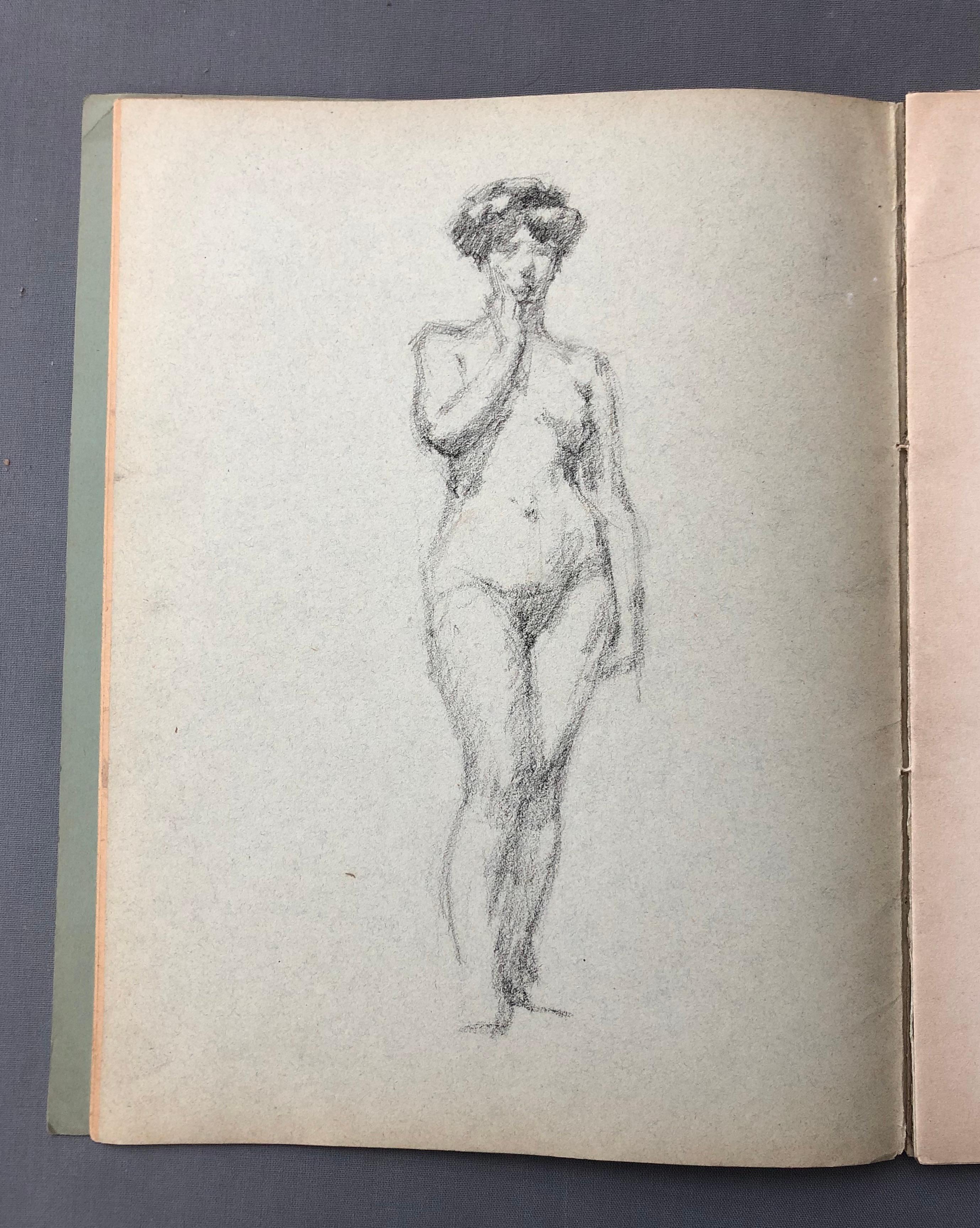 Jean Hillemacher (1889-1914), Lot Of 43 Drawings For Sale 5