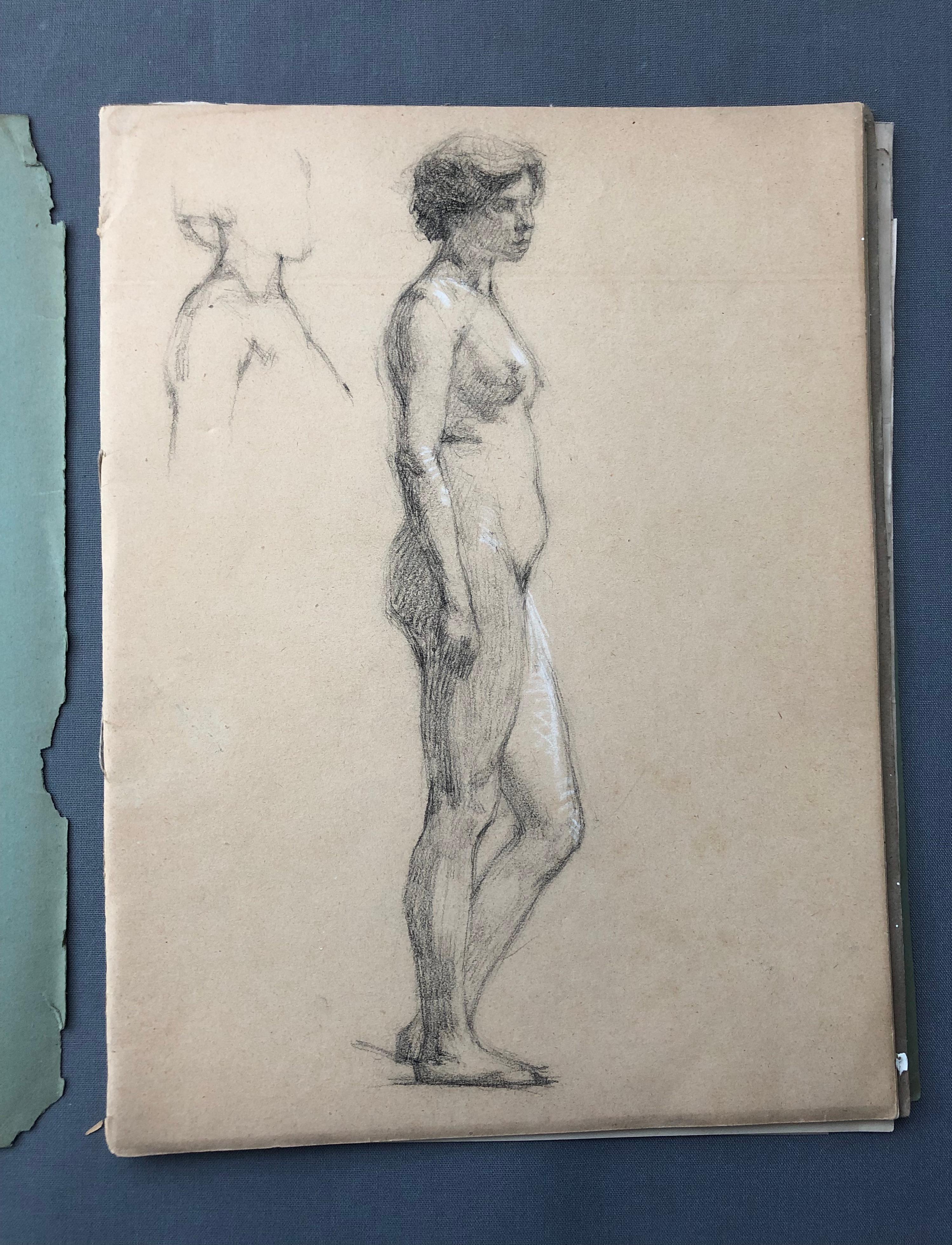 Jean Hillemacher (1889-1914), Lot Of 43 Drawings For Sale 2