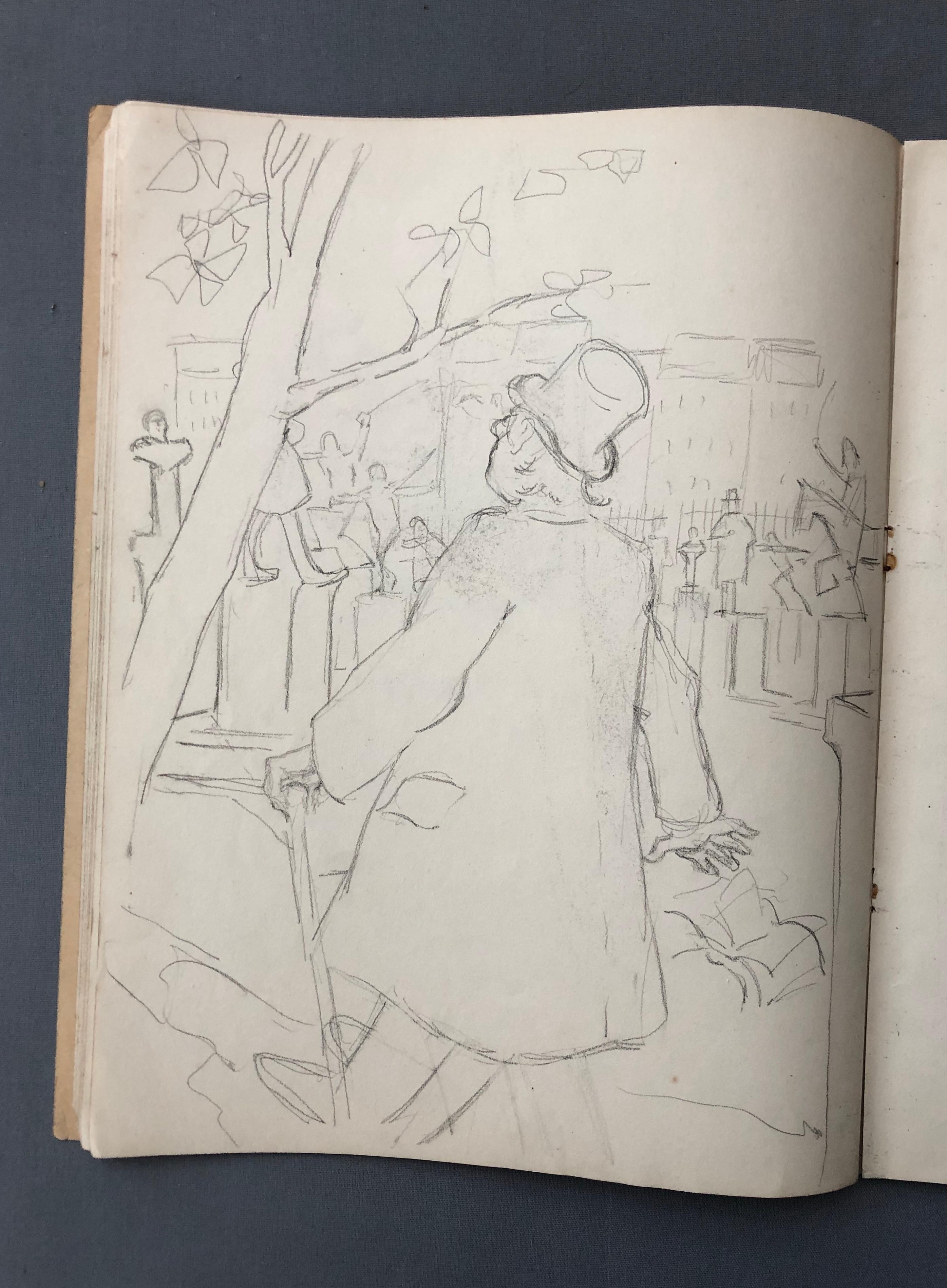 Jean Hillemacher (1889-1914), Lot Of 43 Drawings For Sale 19