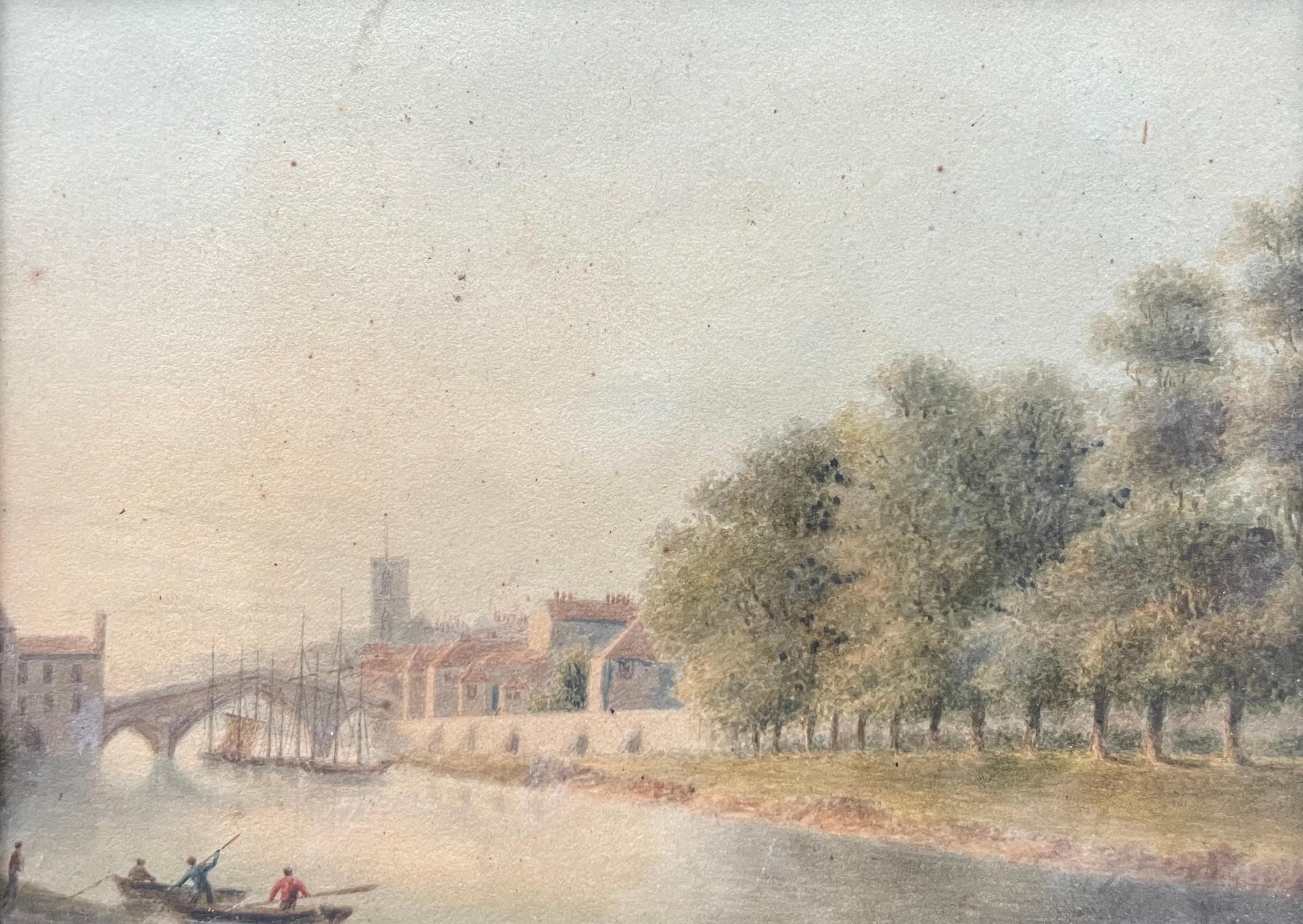 Watercolor On Vellum? Late 18th Or Early 19th Century - Art by Unknown