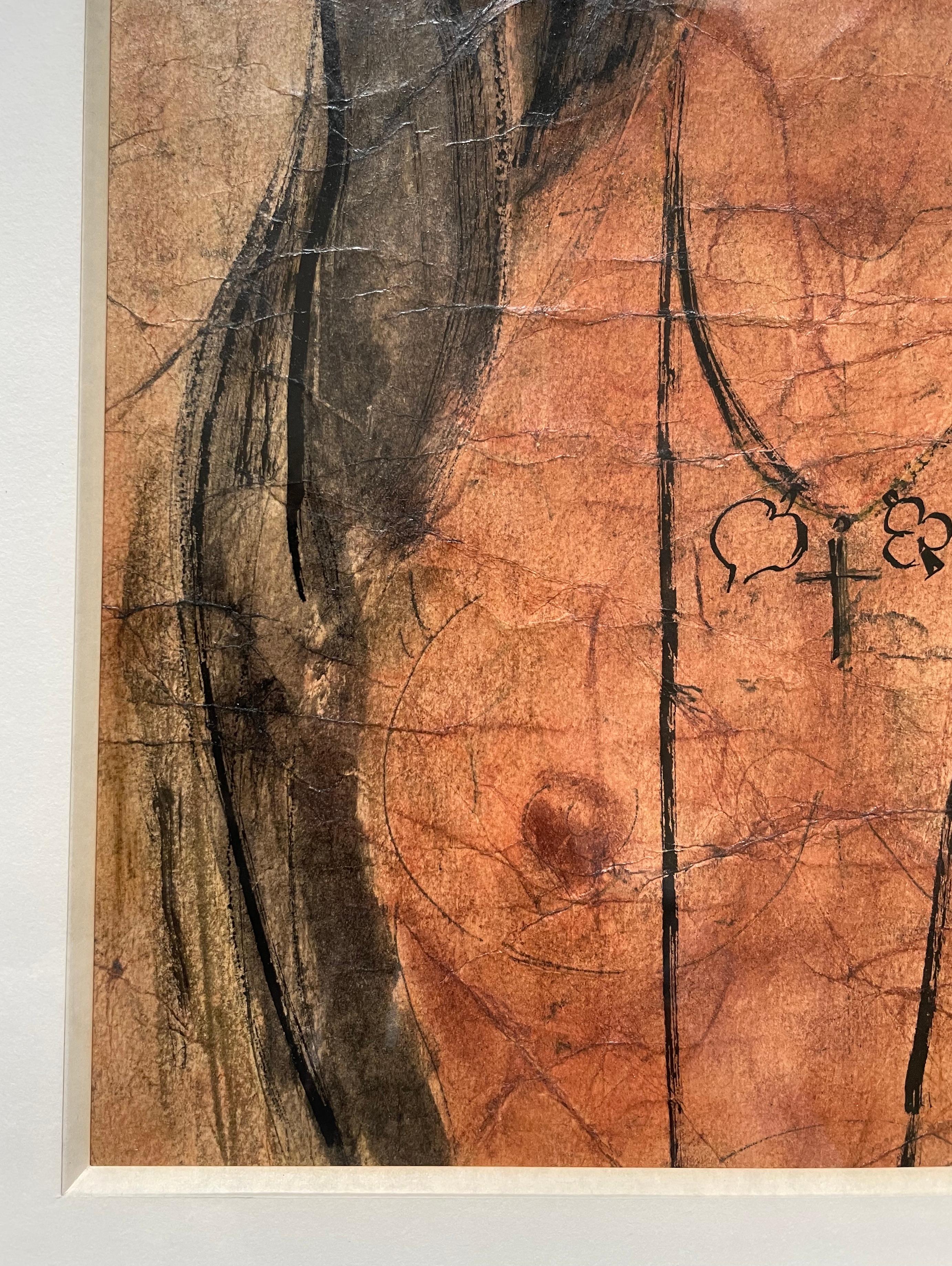 Portrait, Bahia, Brazil, 1974, Mixed Media, Signature To Be Identified For Sale 5