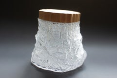 Used Drago glass treasury container object