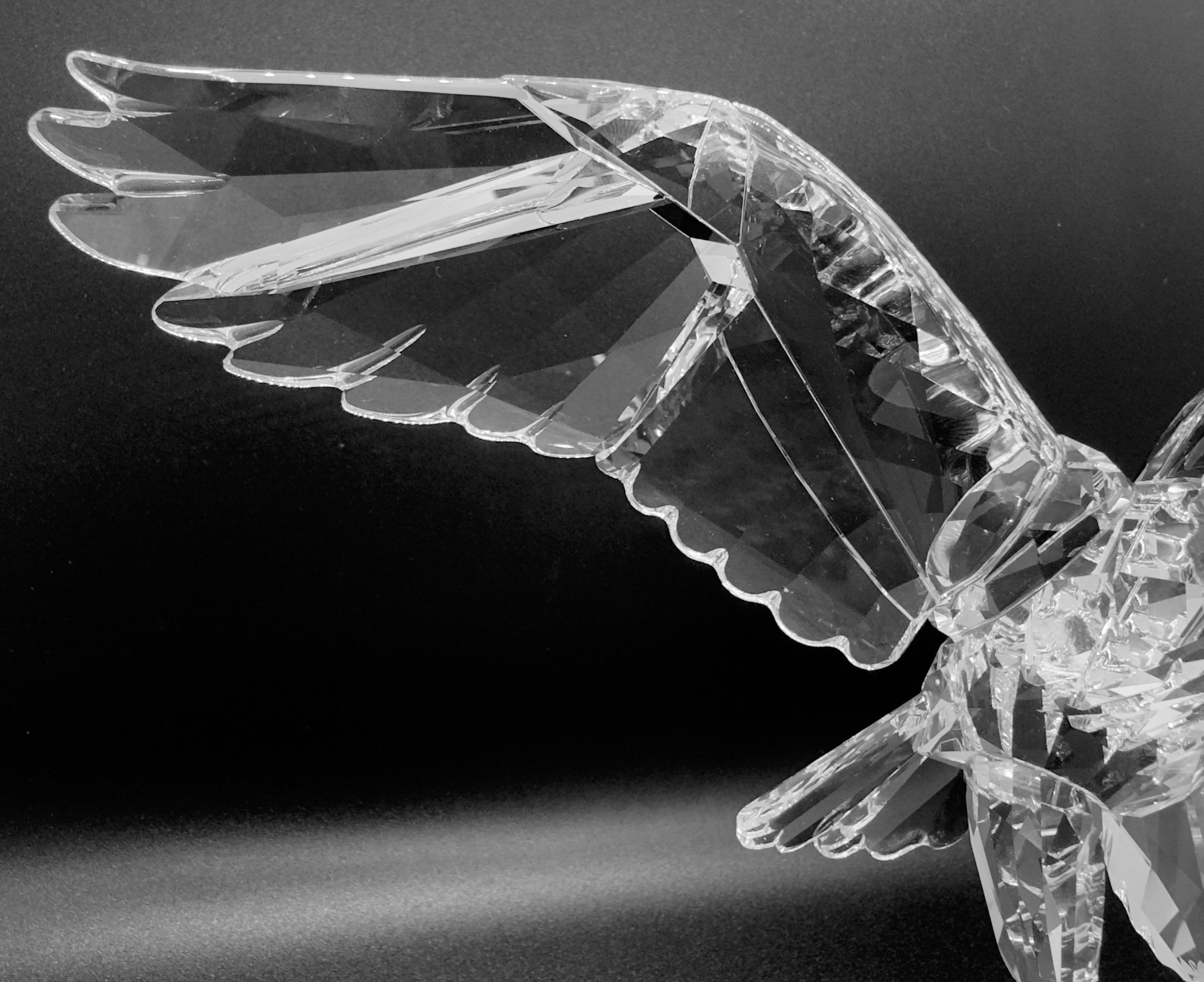 Rare Swarovski Crystal Eagle Figurine by Anton Hirzinger, Retired For Sale 7