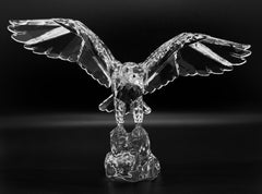 Rare Swarovski Crystal Eagle Figurine by Anton Hirzinger, Retired