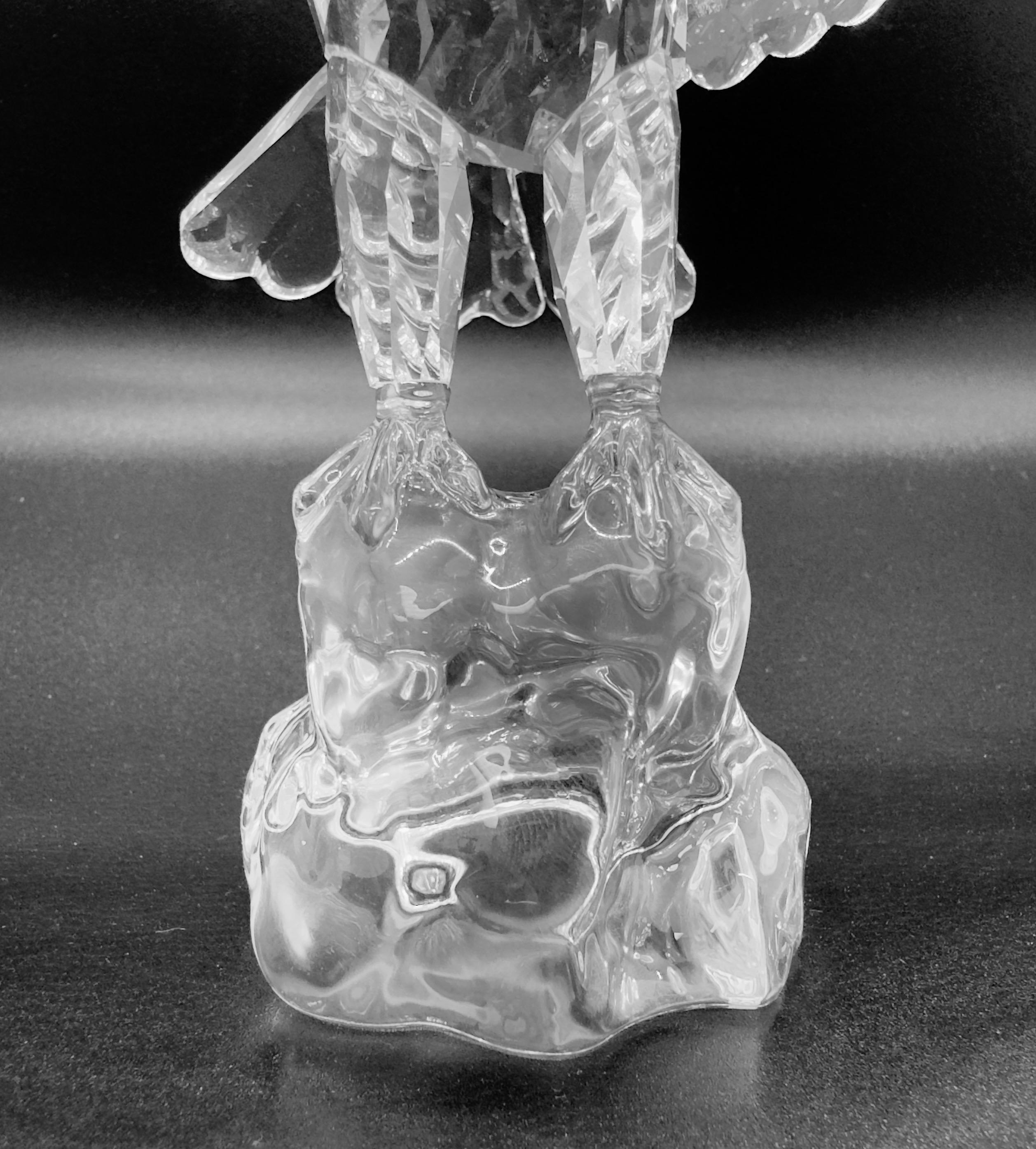 Rare figurine d'aigle en cristal Swarovski d'Anton Hirzinger, restaurée en vente 12