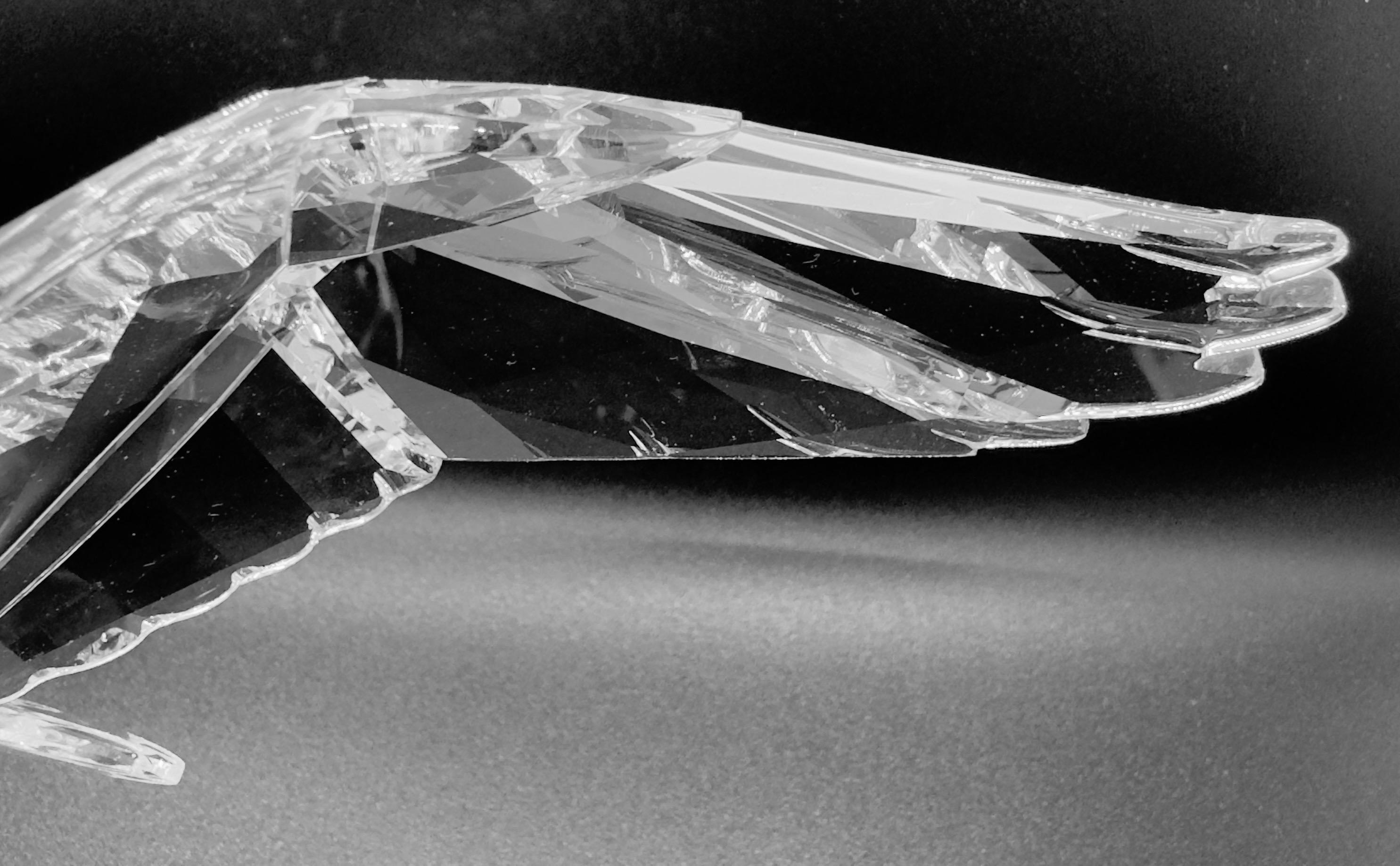 Rare Swarovski Crystal Eagle Figurine by Anton Hirzinger, Retired For Sale 8