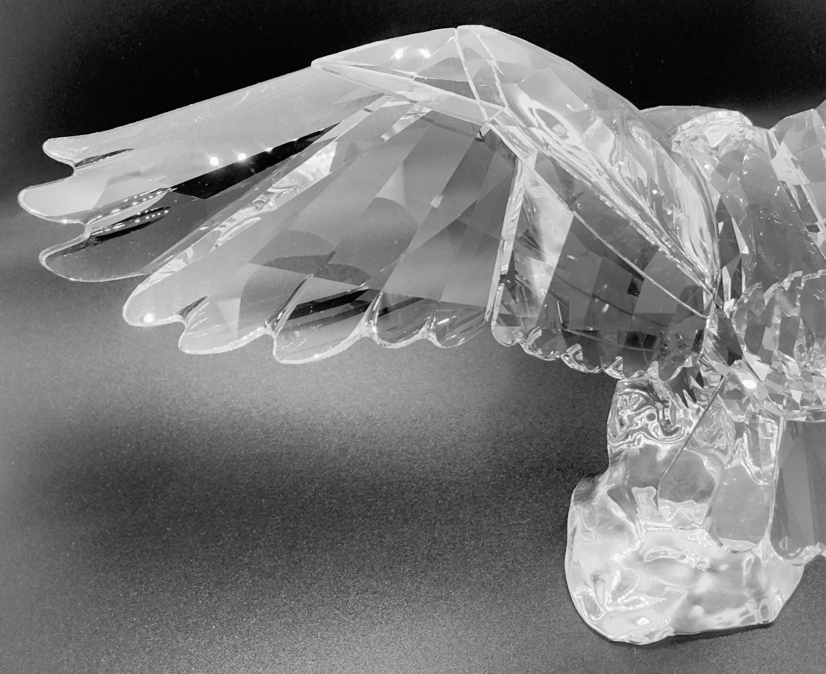 Rare figurine d'aigle en cristal Swarovski d'Anton Hirzinger, restaurée en vente 9