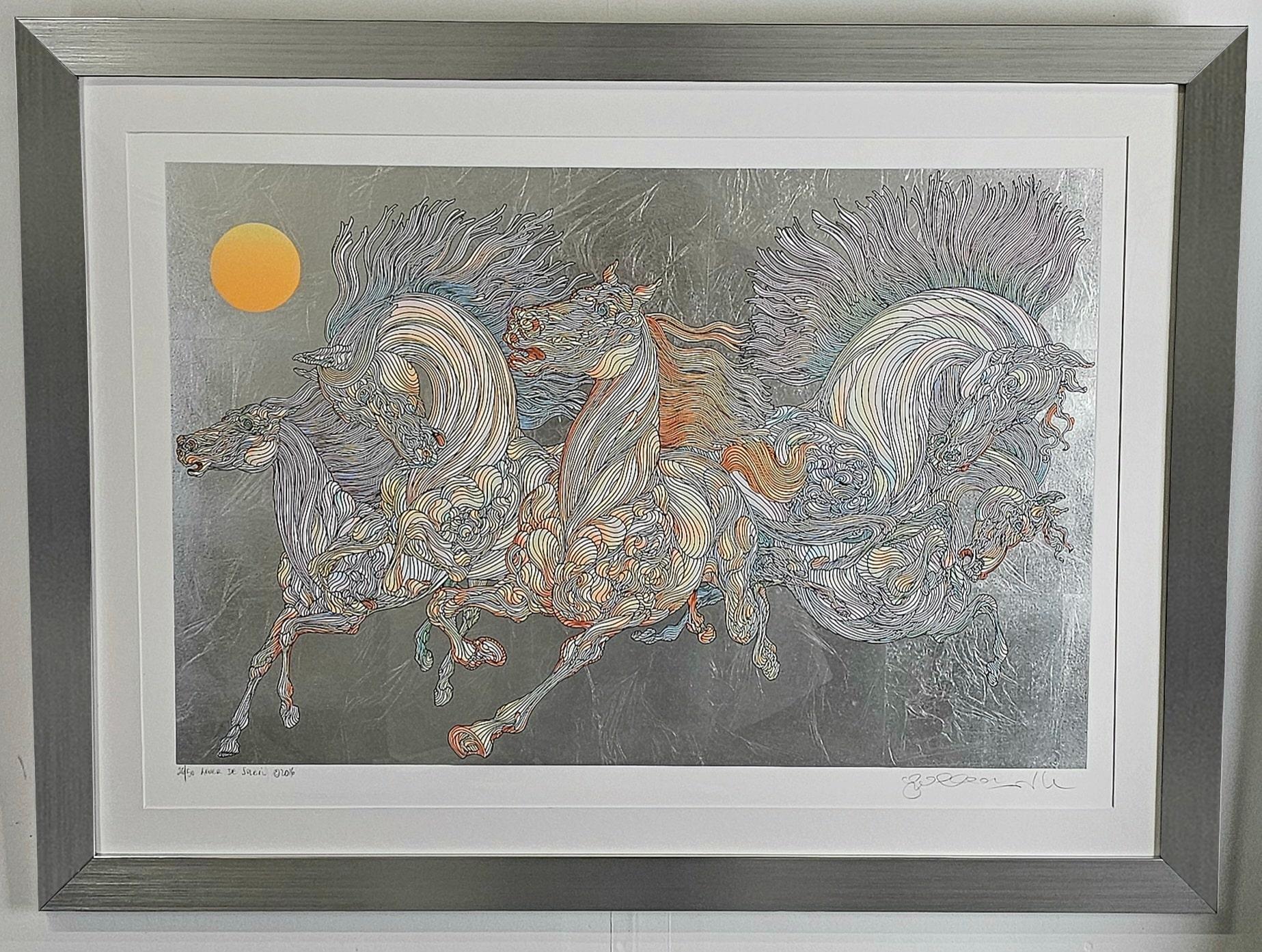 Guillaume Azoulay Lever de Soleil Limited Edition Etching Hand signed & Numbered