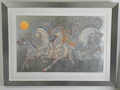 Guillaume Azoulay Lever de Soleil Limited Edition Etching Hand signed & Numbered