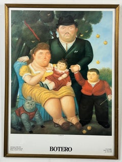 Fernando Botero Una Famiglia 1991 Original Poster