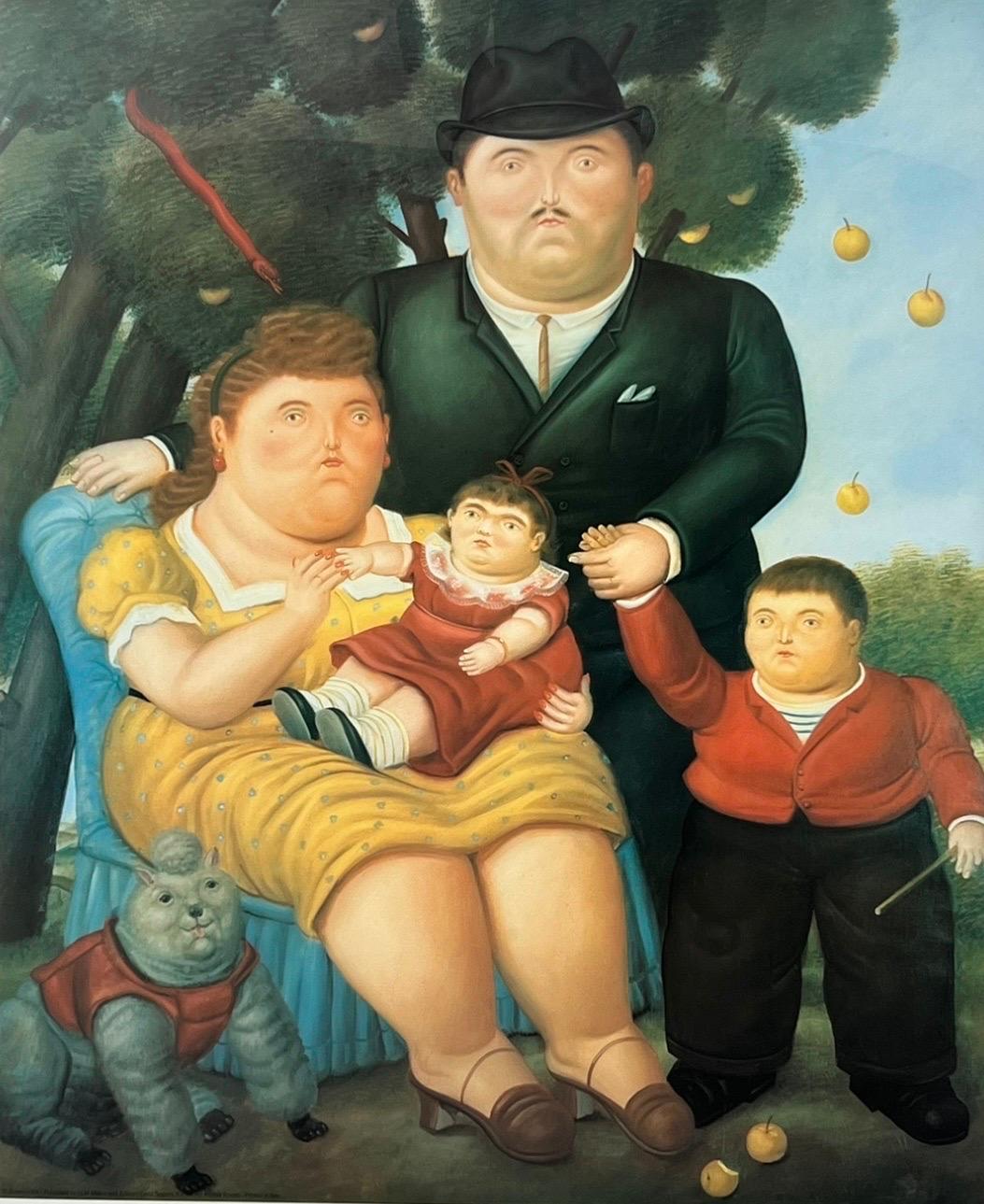 Fernando Botero Una Famiglia 1991 Poster Originale in vendita 1