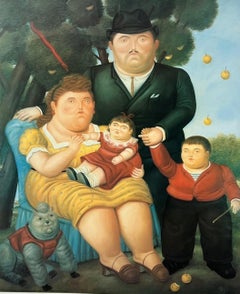 Fernando Botero Una Famiglia 1991 Original Poster