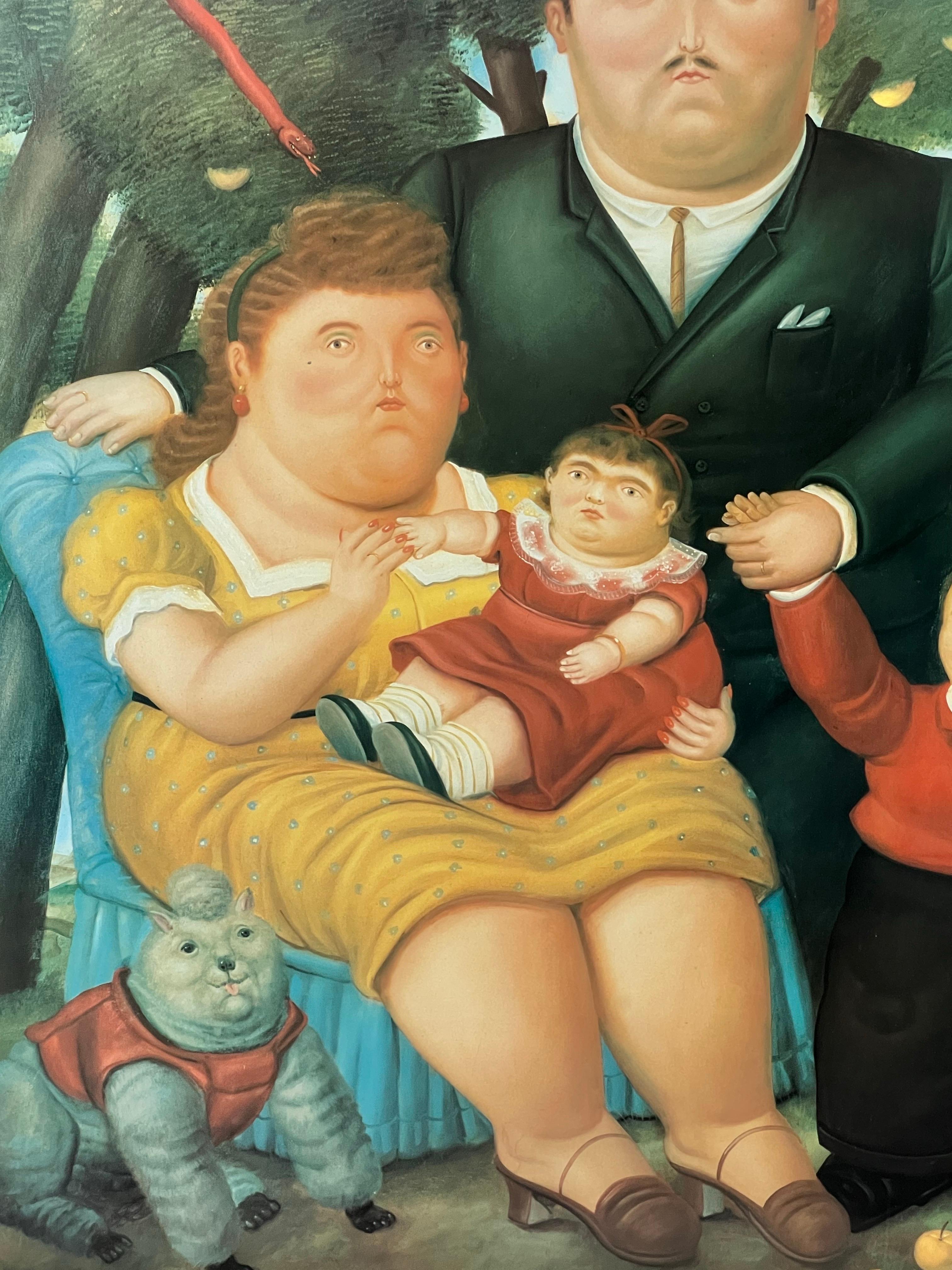Fernando Botero Una Famiglia 1991 Poster Originale in vendita 2