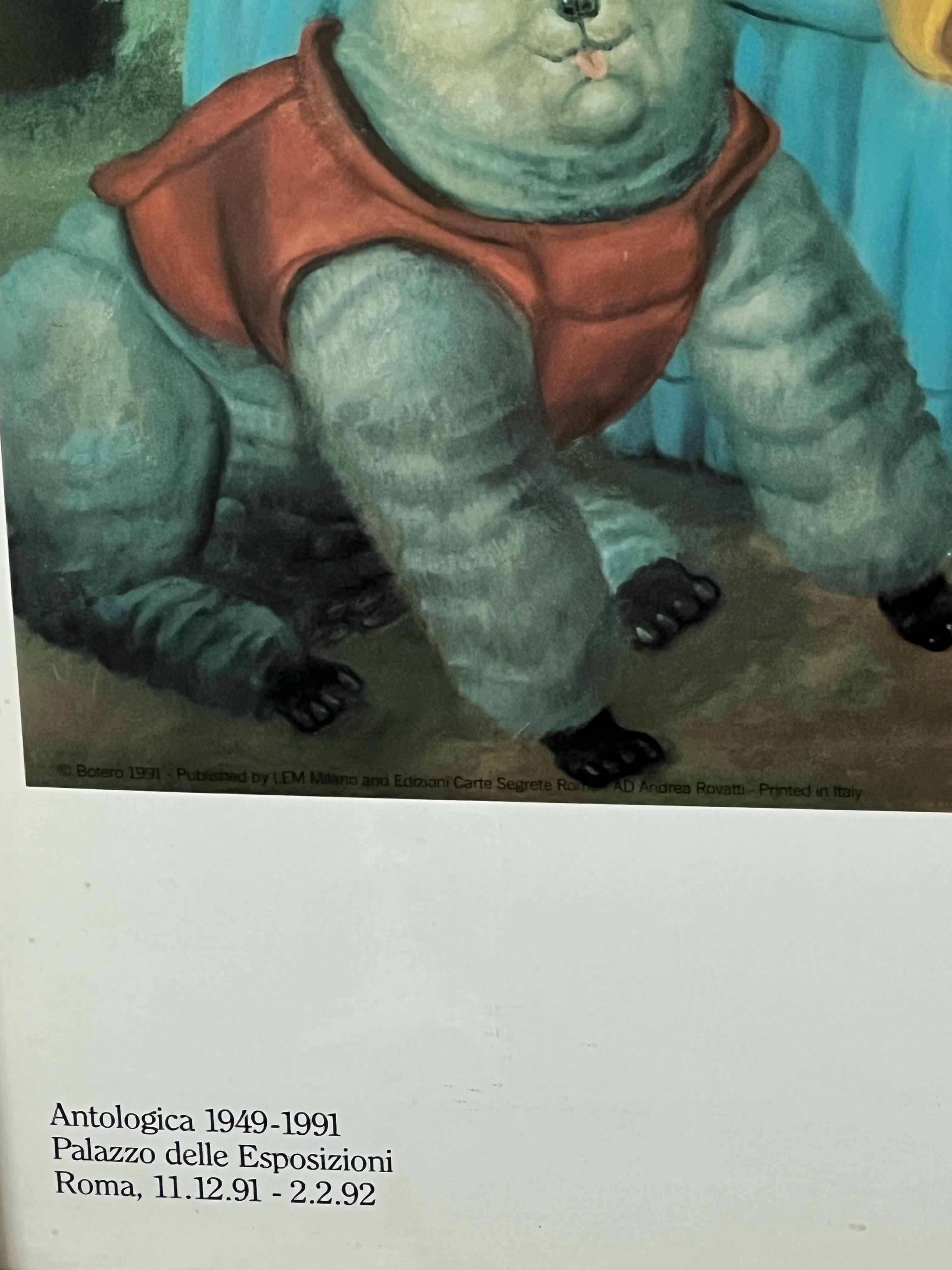 Fernando Botero Una Famiglia 1991 Poster Originale in vendita 11