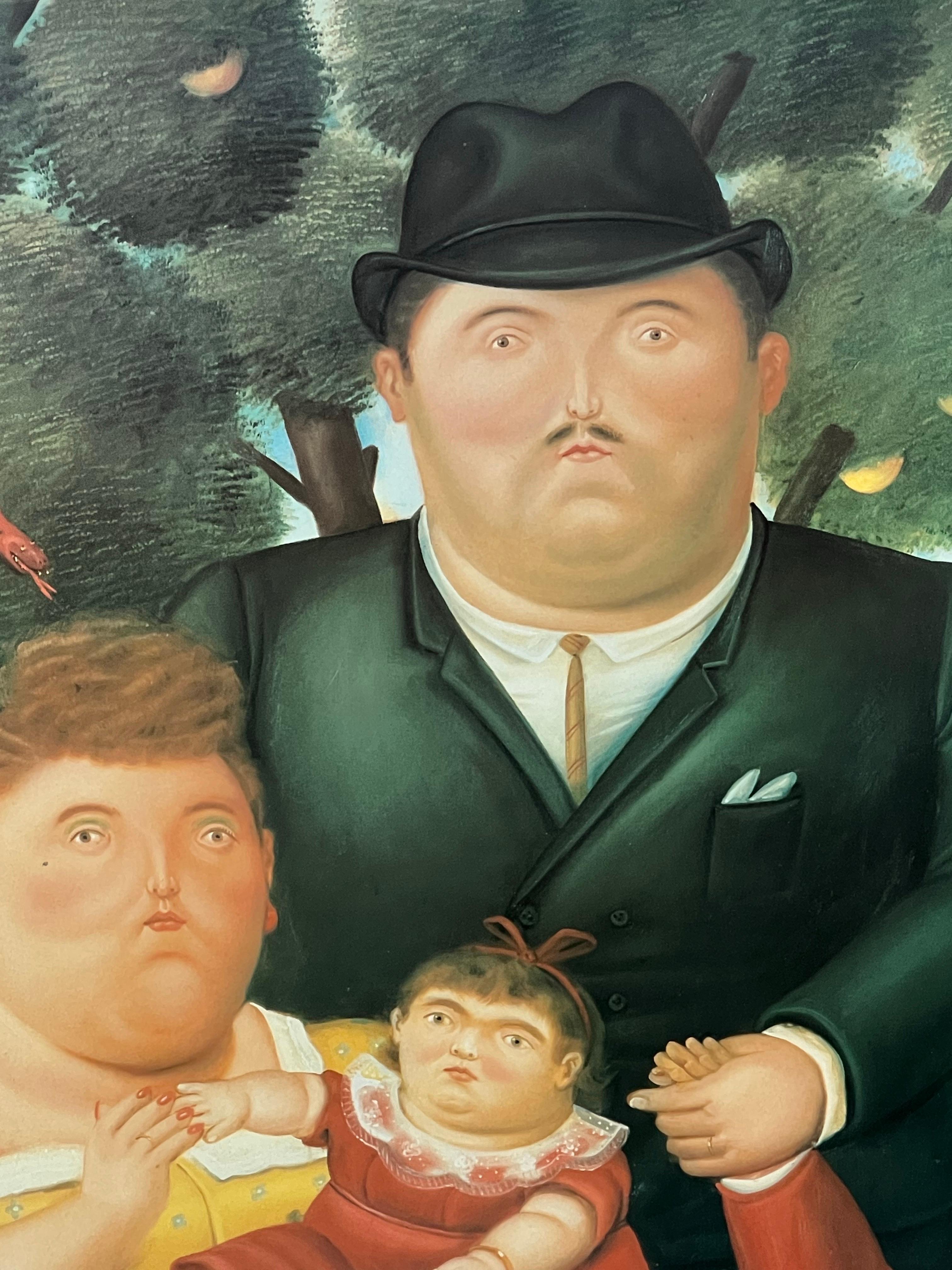 Fernando Botero Una Famiglia 1991 Poster Originale in vendita 9