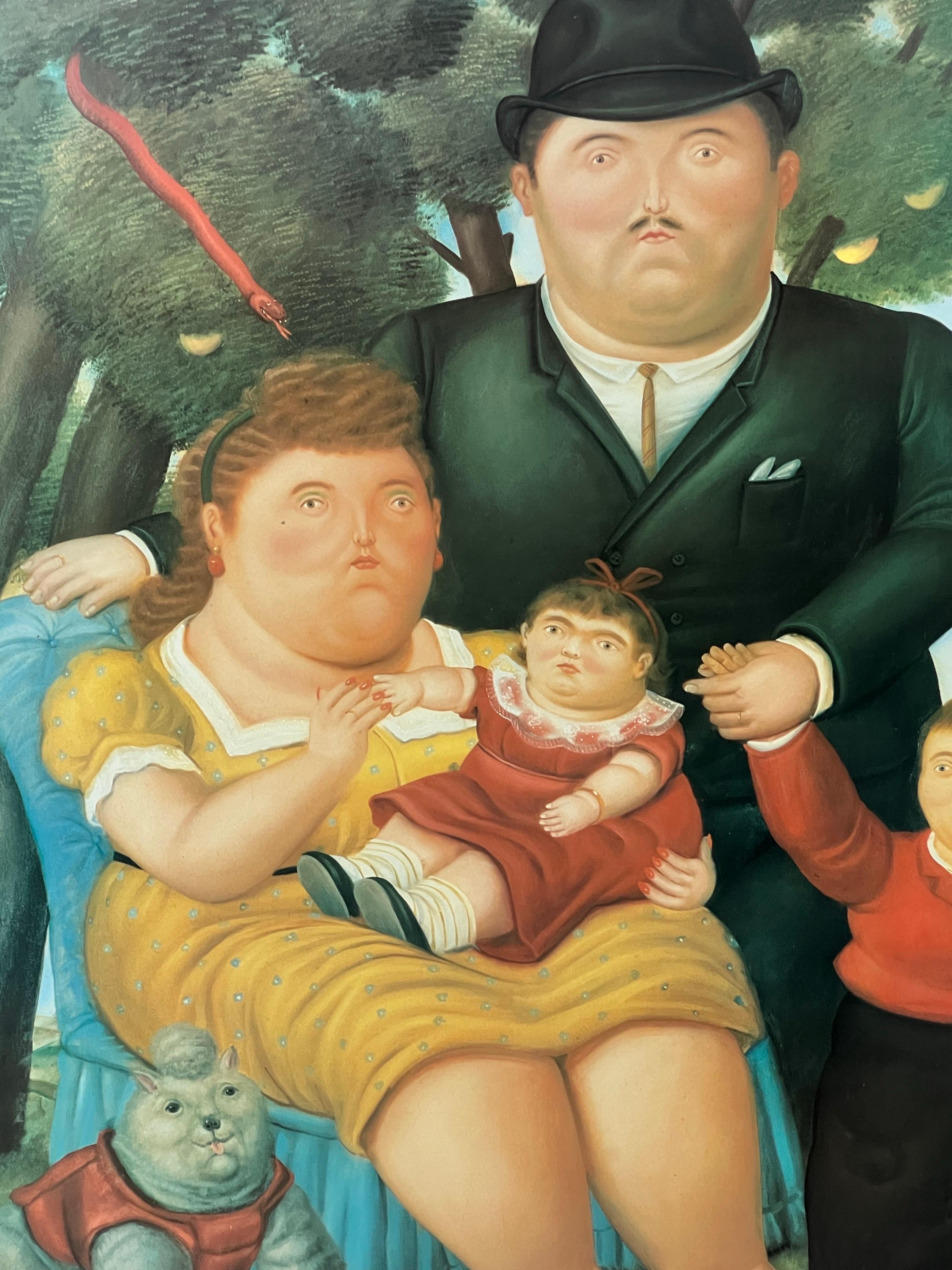 Fernando Botero Una Famiglia 1991 Poster Originale in vendita 13