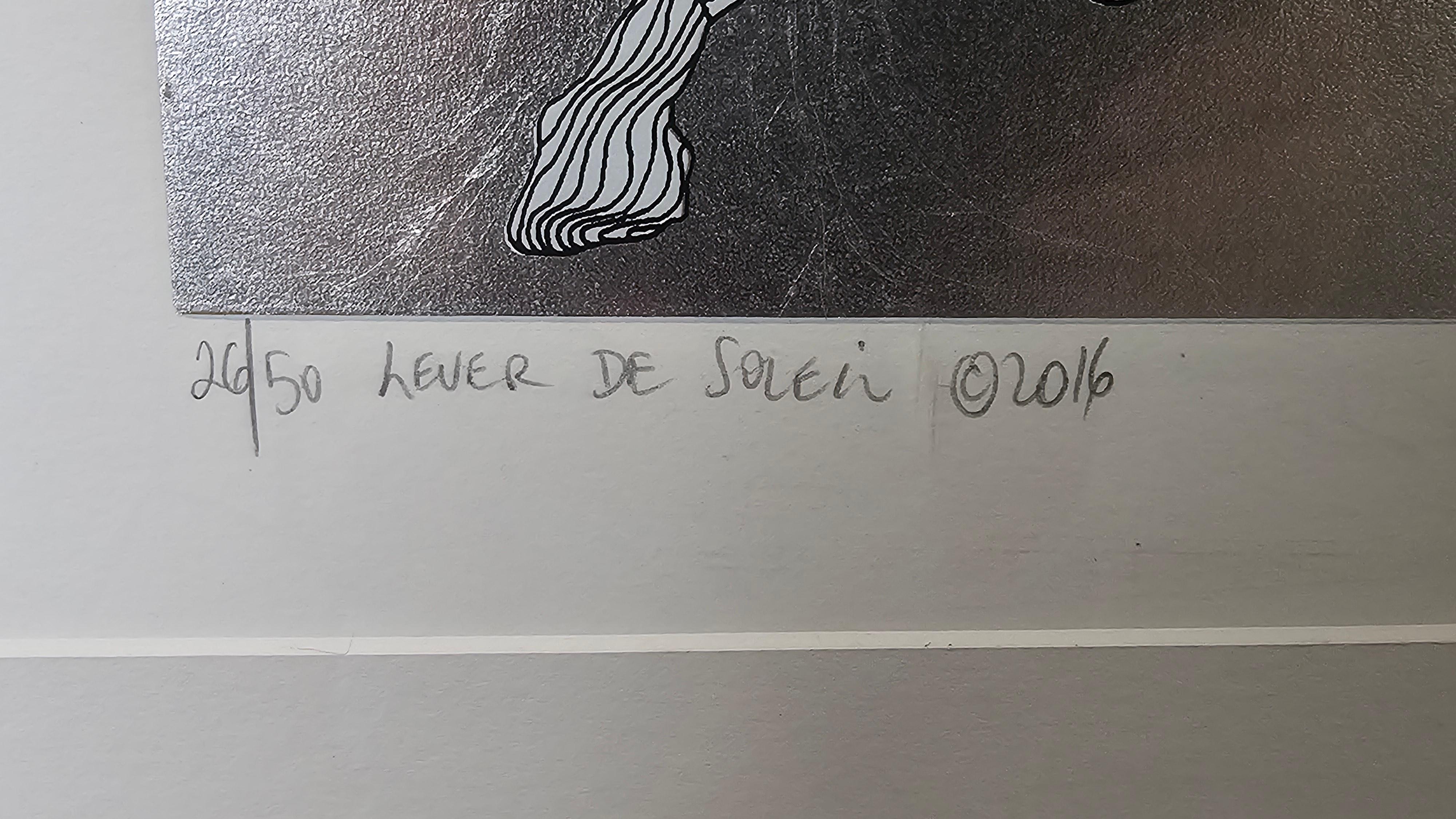 Guillaume Azoulay Lever de Soleil Limitierte Auflage von Radierung Hand signiert und nummeriert im Angebot 12