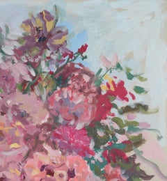 « Always Roses », impressionniste à la gouache florale de Linda Clerget