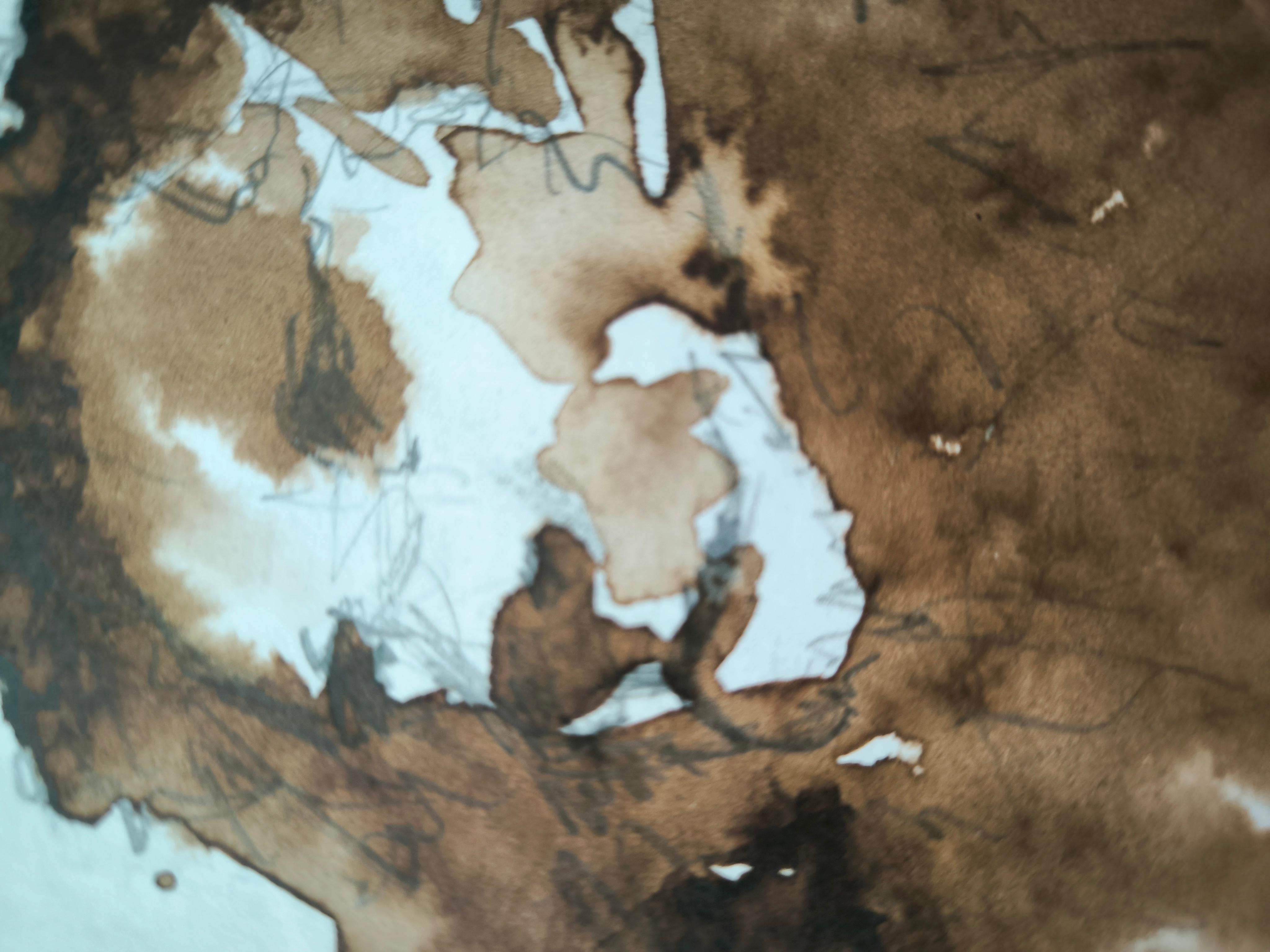 Studio del Leone - Abstract Drawing Beige di  Linda Clerget