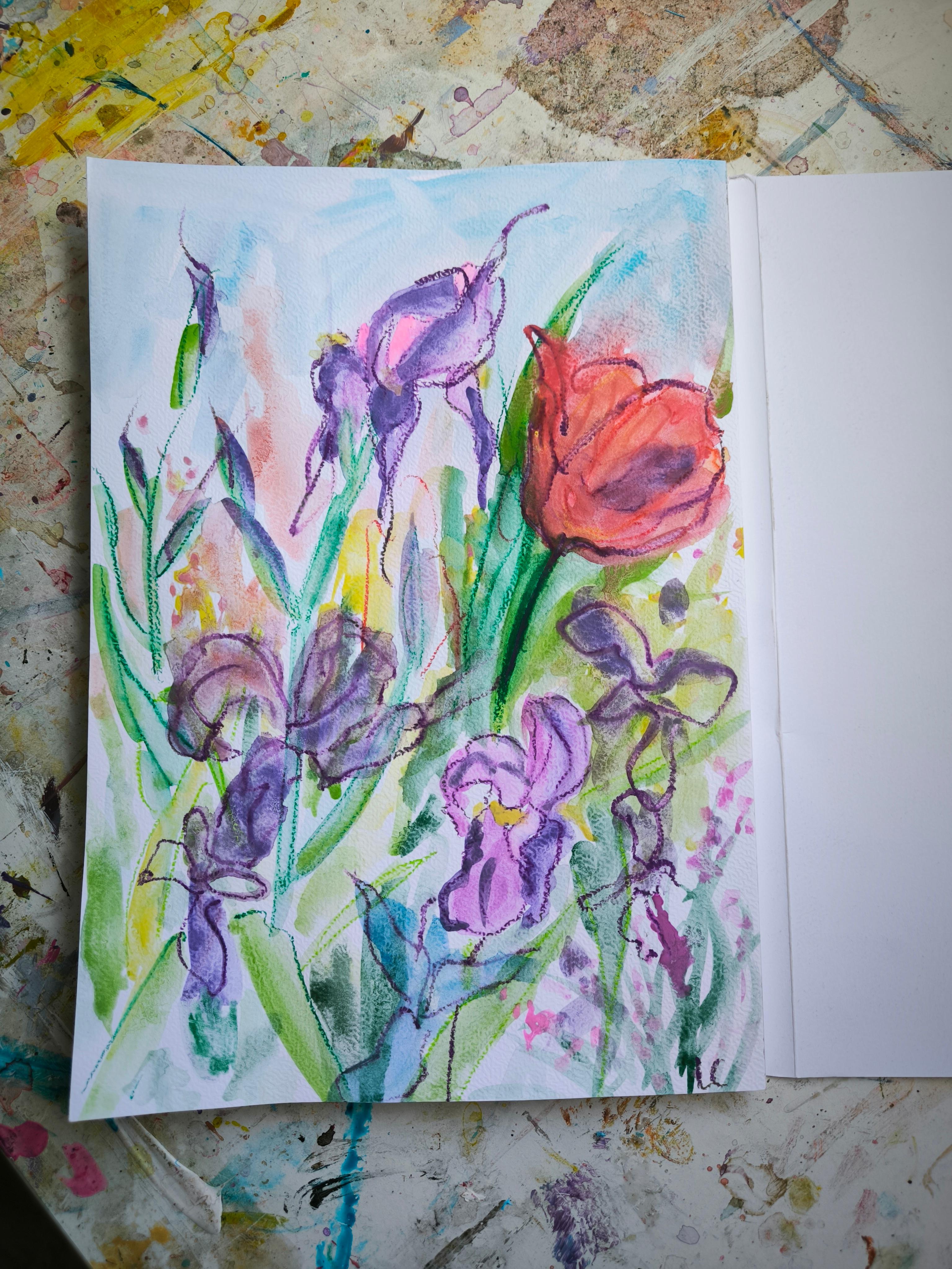 Sussurri di primavera - Art di  Linda Clerget