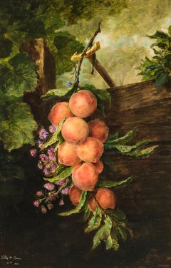 Antique Still Life with Peaches 