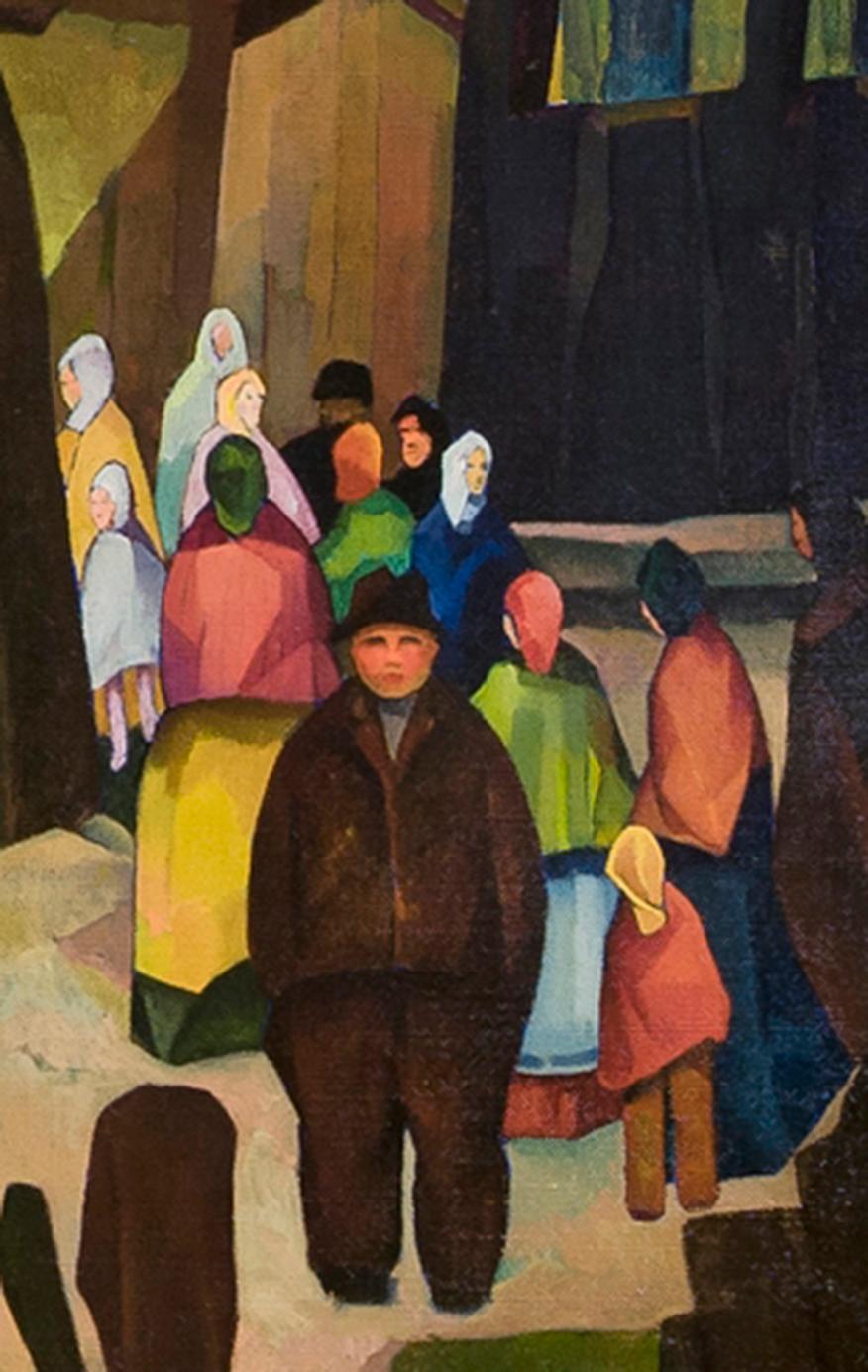 Olio su tela, 36 x 42 pollici.
Firmato, datato e iscritto (in basso a destra): WILLIAM S. SCHWARTZ 1926; (sul retro): 