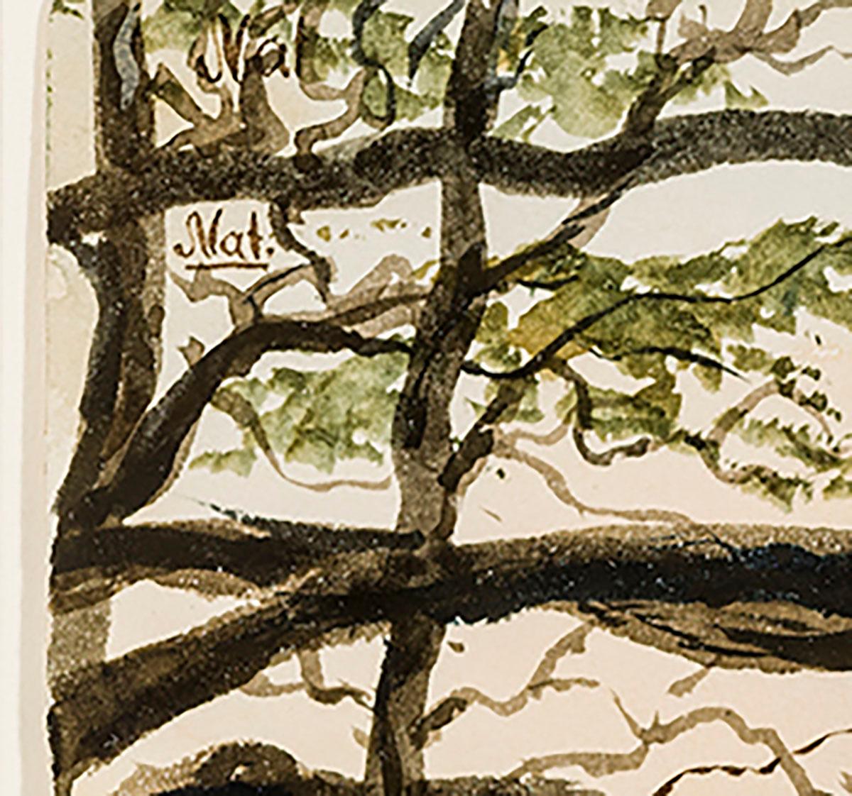 Hemlock--Selden's Neck, Lyme, Connecticut - Art by Charles De Wolf Brownell
