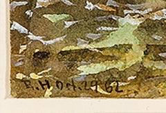 Tree and Fence, East Hartford, Connecticut ( Paysage de la Nouvelle-Angleterre)