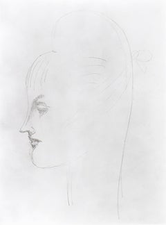 Antique Profile of a Woman 