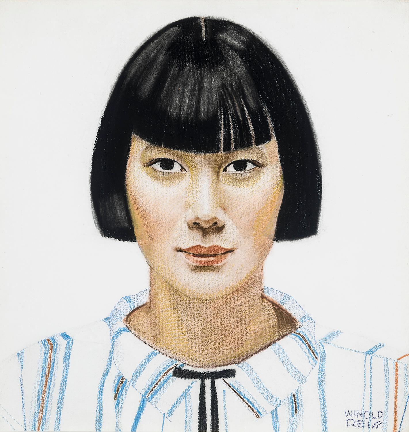 Winold Reiss Portrait - Japanese Girl 