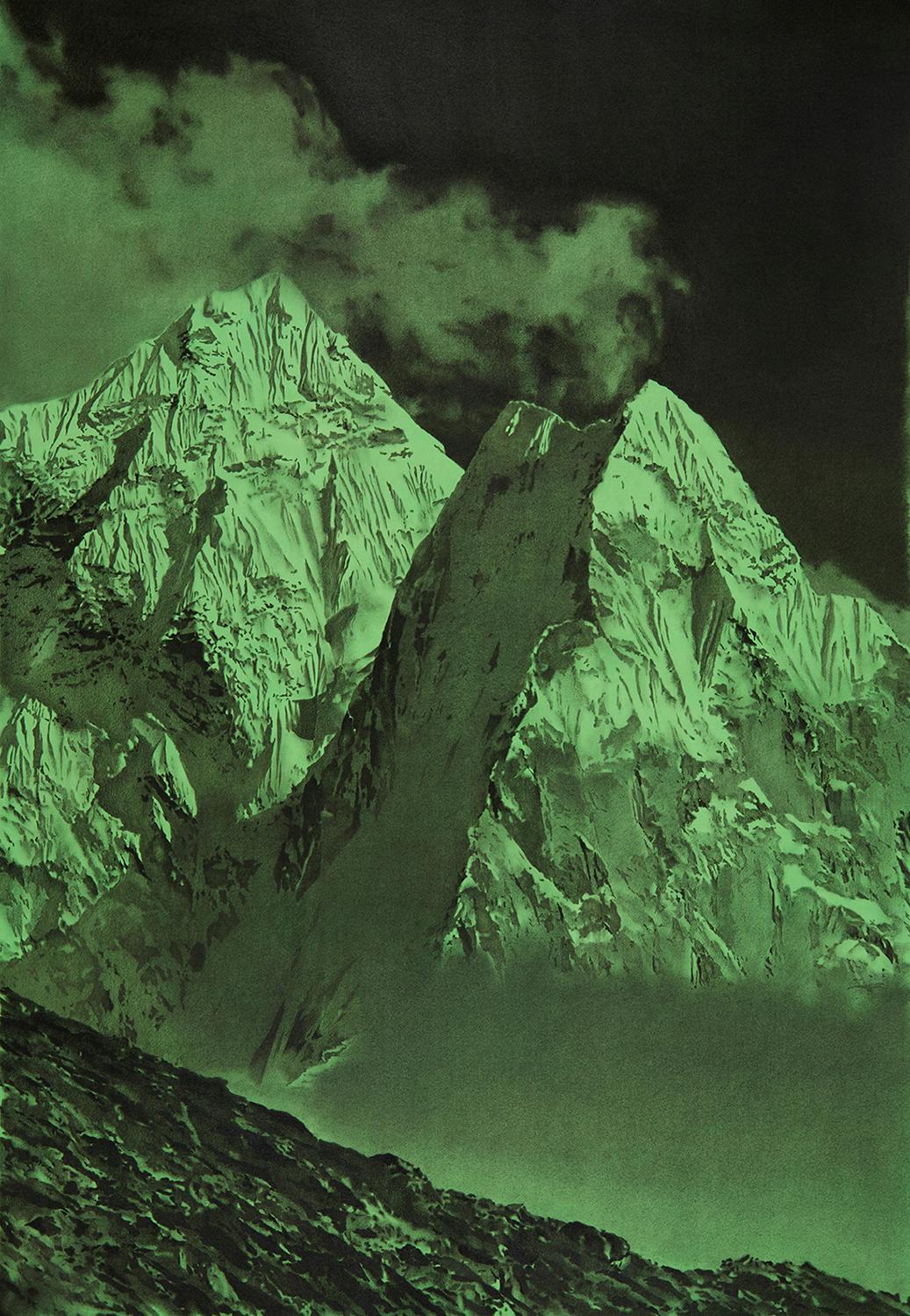 Andy Mister Landscape Art - Everest (Permanent Green Light)