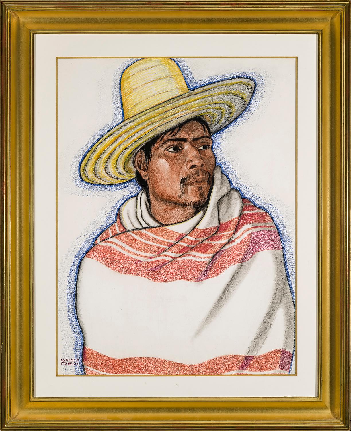 Indian Man from Mexico - Art by Winold Reiss