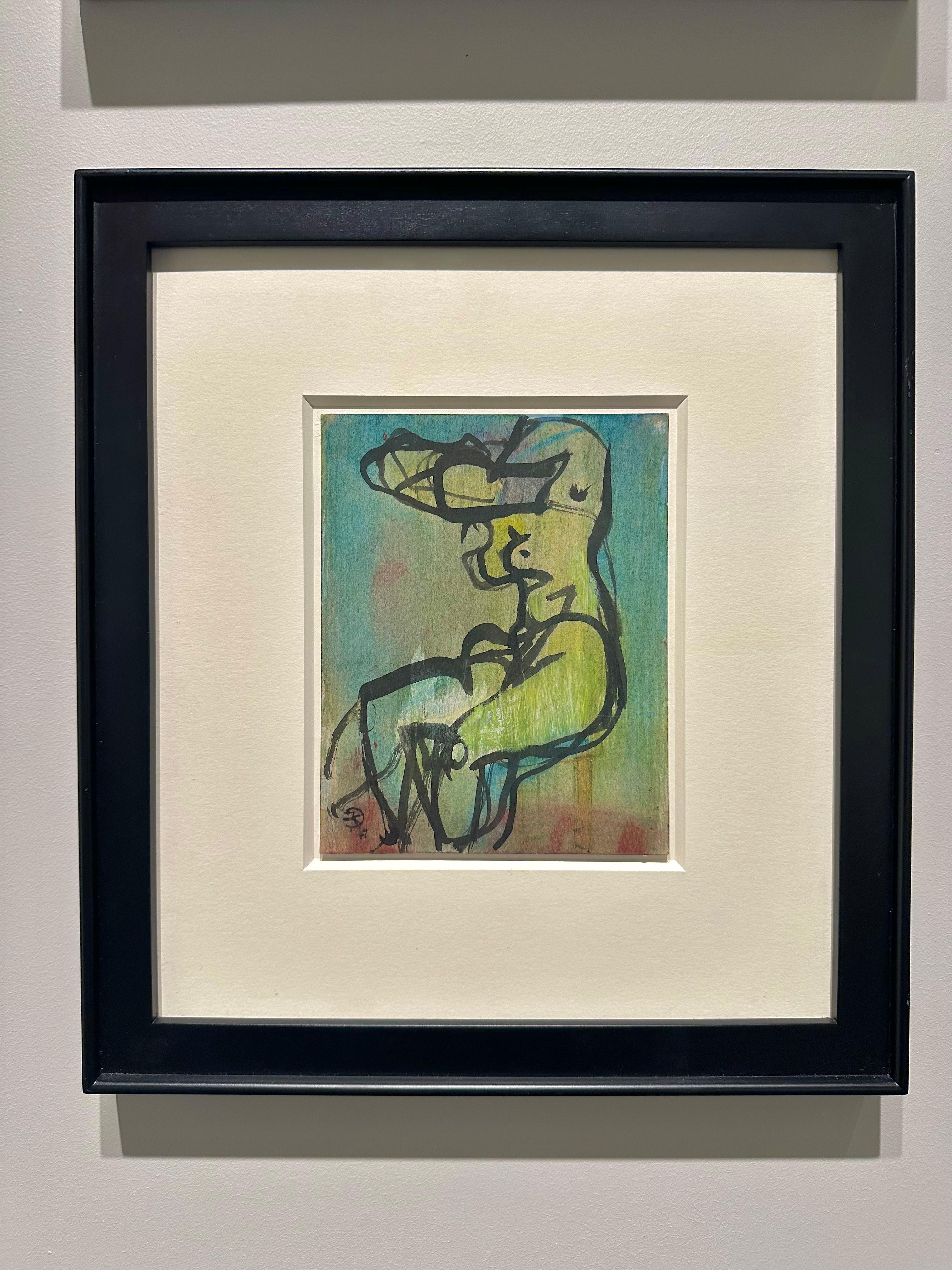 Signed (at lower left): FK [in monogram]

EX COLL.: the artist; to I. David Orr (1904–1997), Long Island, New York; to his estate, 1997 until the present

Originally trained as a figurative painter, Kline was an exceptional draftsman. Unlike other